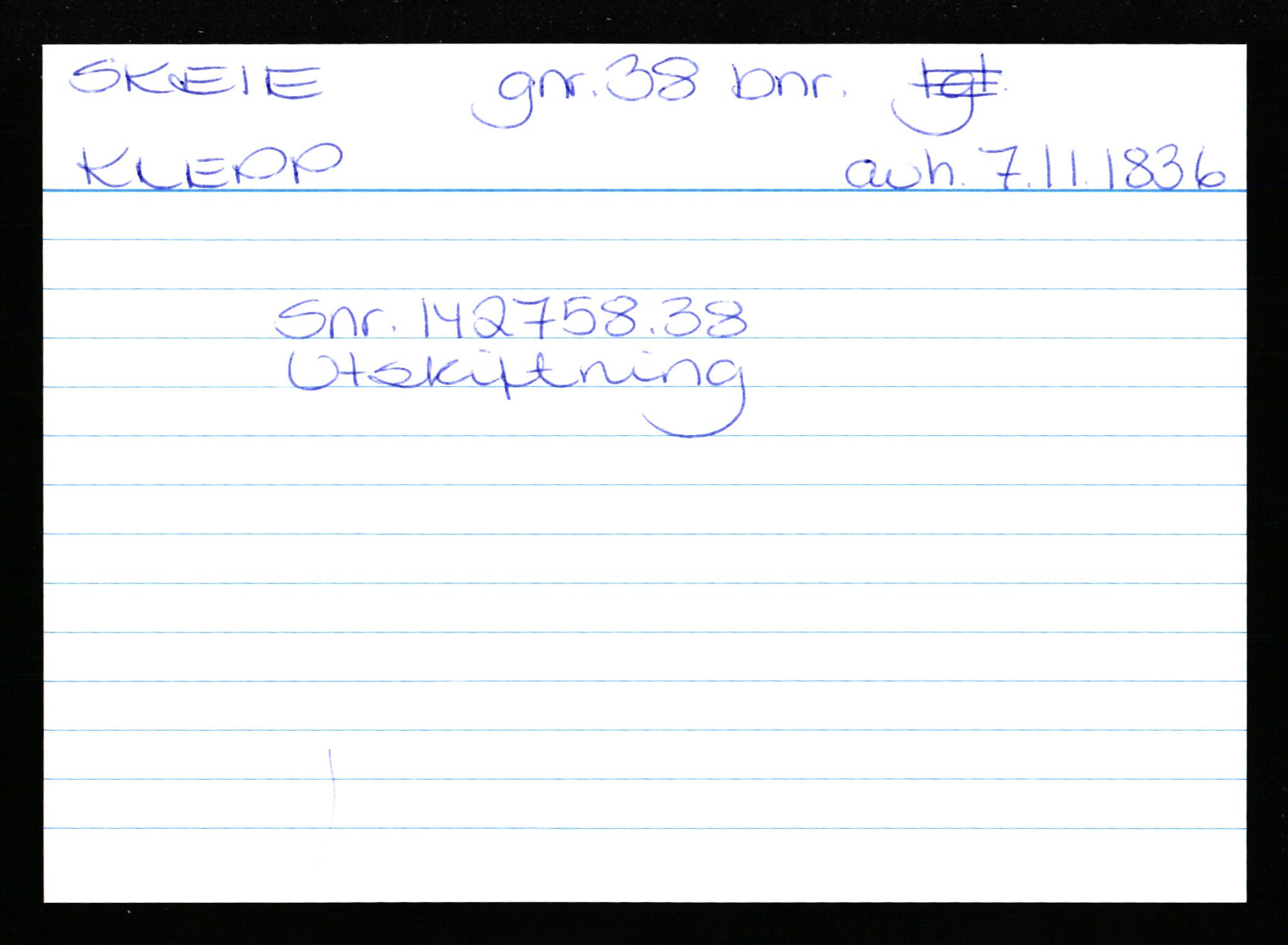 Statsarkivet i Stavanger, AV/SAST-A-101971/03/Y/Yk/L0035: Registerkort sortert etter gårdsnavn: Sikvaland lille - Skorve, 1750-1930, s. 338