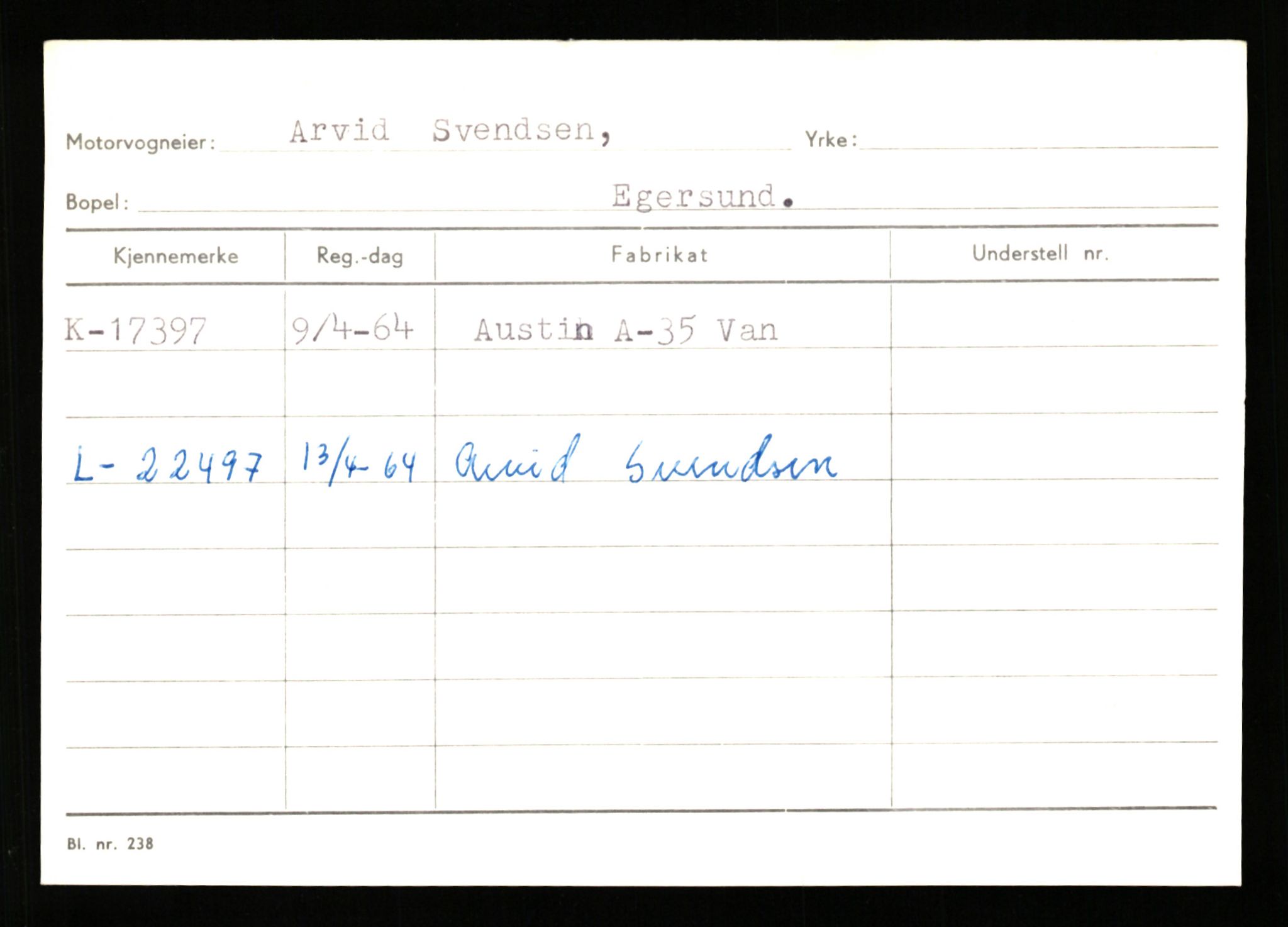 Stavanger trafikkstasjon, AV/SAST-A-101942/0/G/L0004: Registreringsnummer: 15497 - 22957, 1930-1971, s. 969