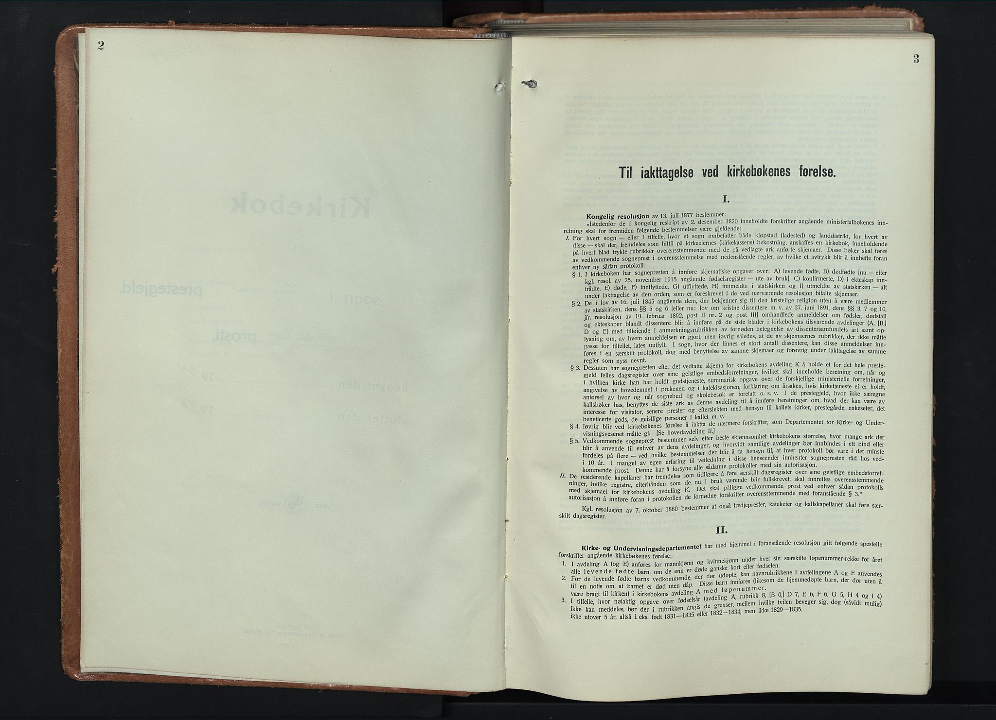 Ringsaker prestekontor, AV/SAH-PREST-014/L/La/L0020: Klokkerbok nr. 20, 1934-1946, s. 2-3