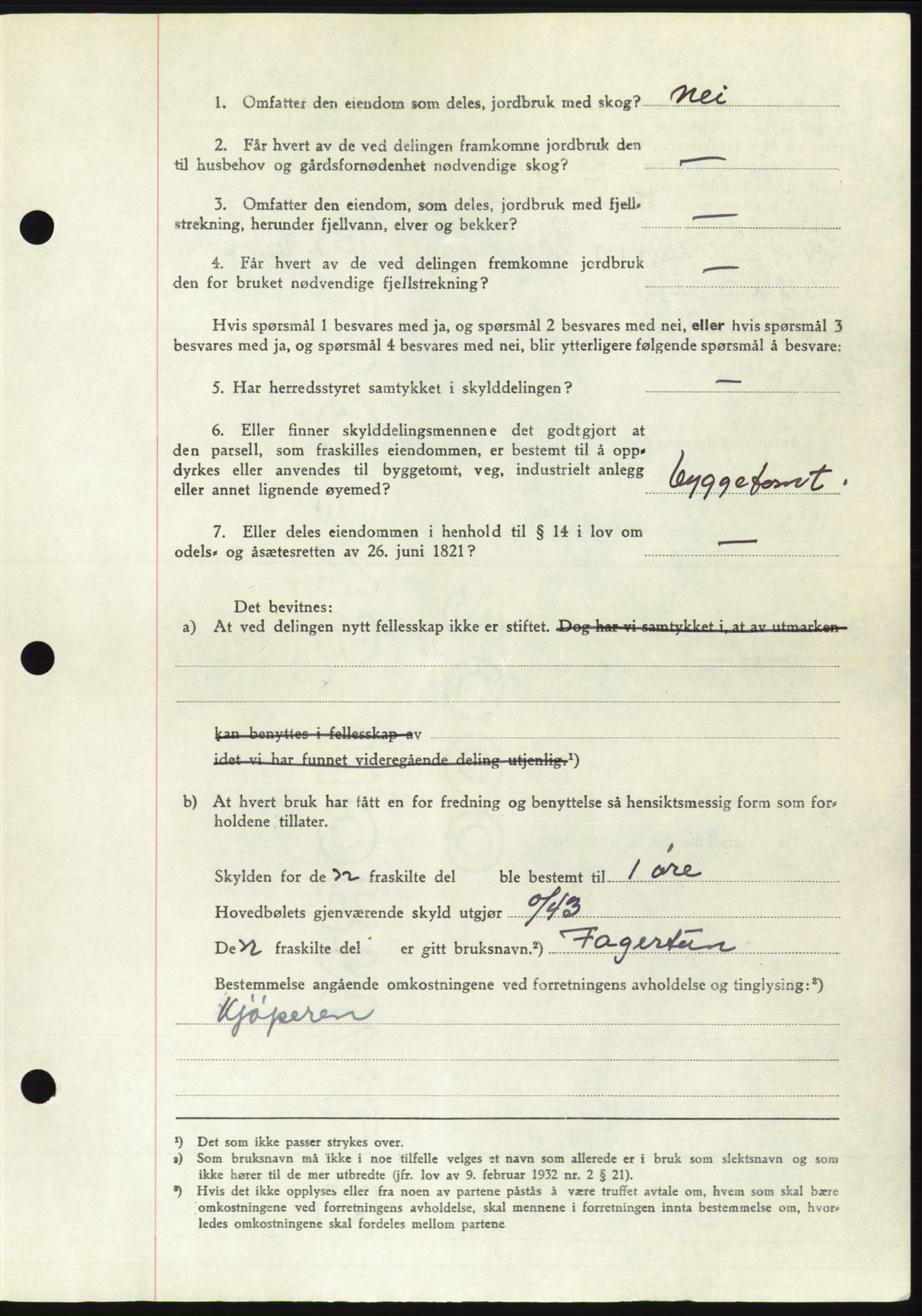 Søre Sunnmøre sorenskriveri, AV/SAT-A-4122/1/2/2C/L0099: Pantebok nr. 25A, 1954-1954, Dagboknr: 3215/1954