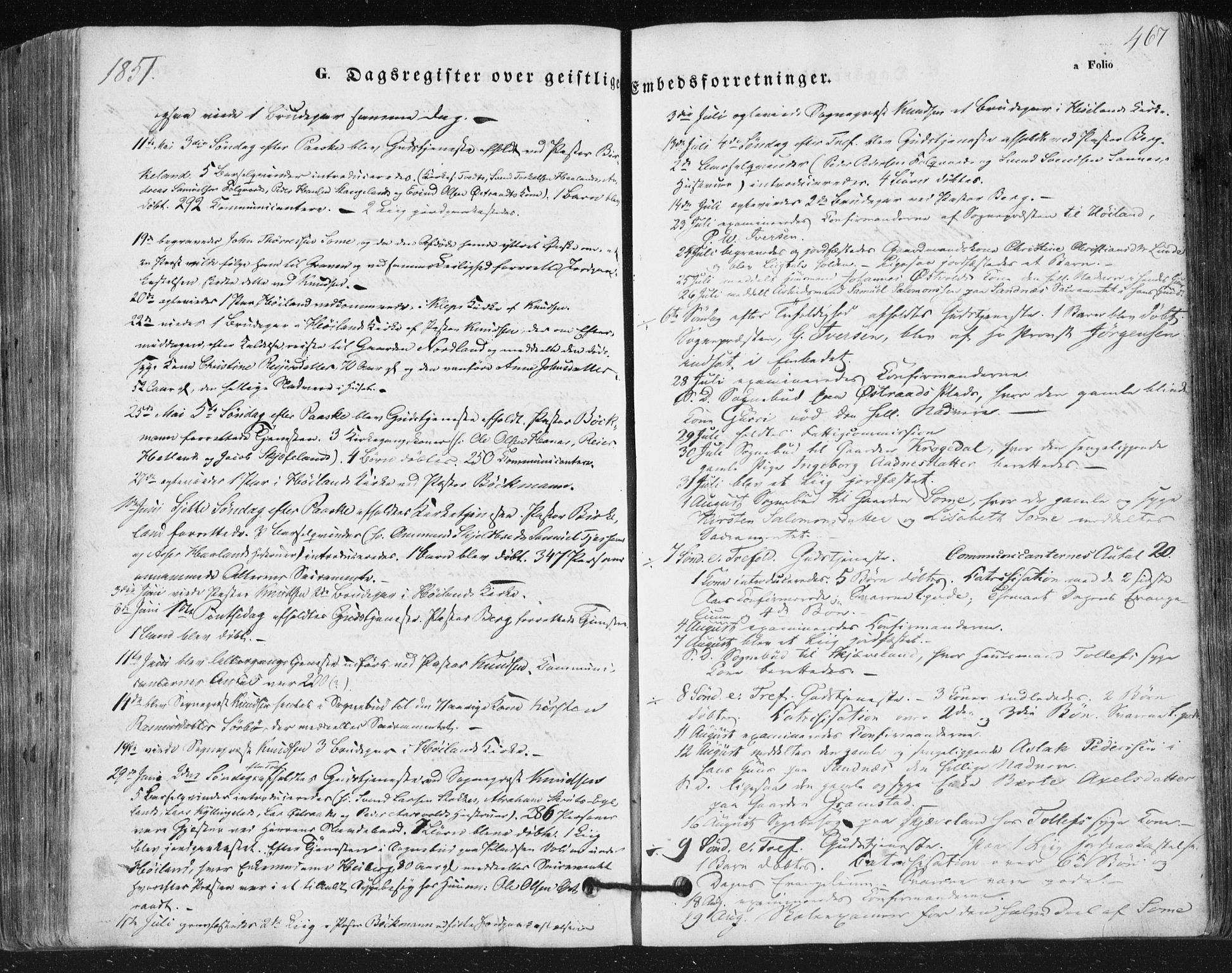 Høyland sokneprestkontor, AV/SAST-A-101799/001/30BA/L0008: Ministerialbok nr. A 8, 1841-1856, s. 467