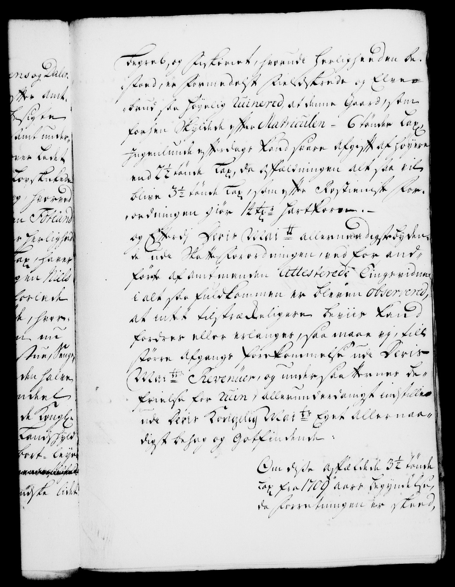 Rentekammeret, Kammerkanselliet, RA/EA-3111/G/Gf/Gfa/L0004: Norsk relasjons- og resolusjonsprotokoll (merket RK 52.4), 1721, s. 575