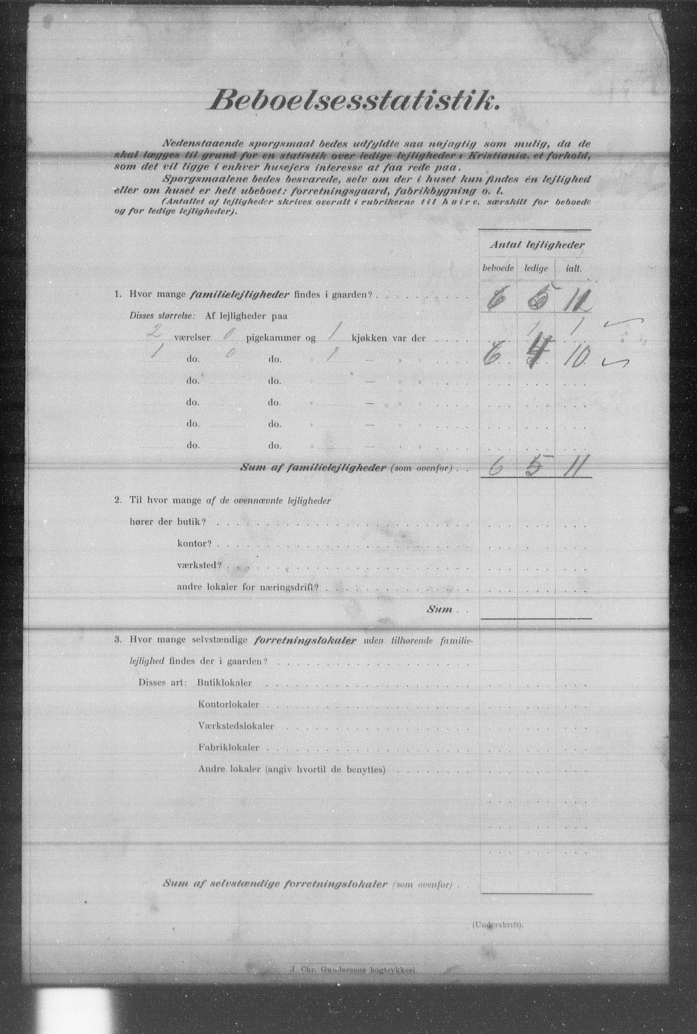 OBA, Kommunal folketelling 31.12.1903 for Kristiania kjøpstad, 1903, s. 24973