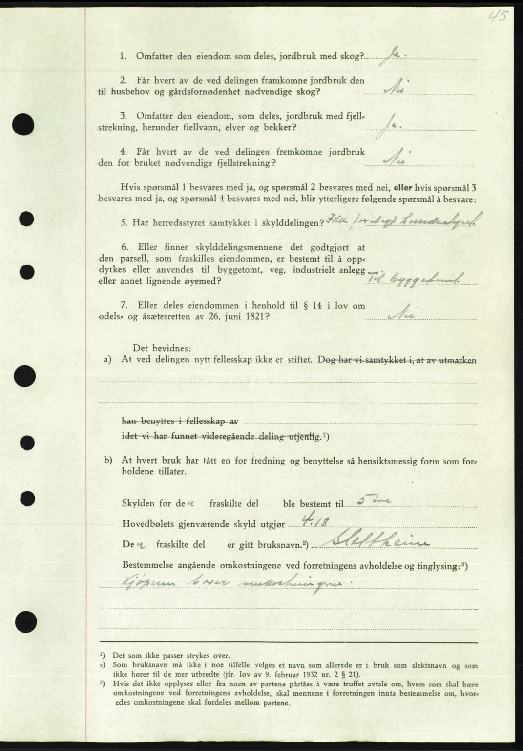 Nordmøre sorenskriveri, AV/SAT-A-4132/1/2/2Ca: Pantebok nr. A103, 1946-1947, Dagboknr: 2167/1946