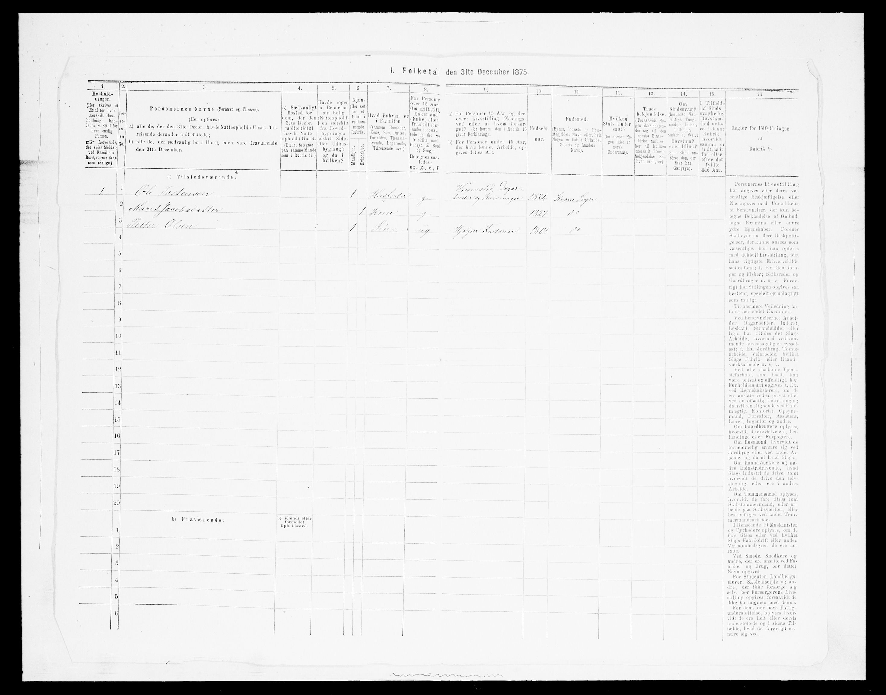 SAH, Folketelling 1875 for 0518P Nord-Fron prestegjeld, 1875, s. 1148