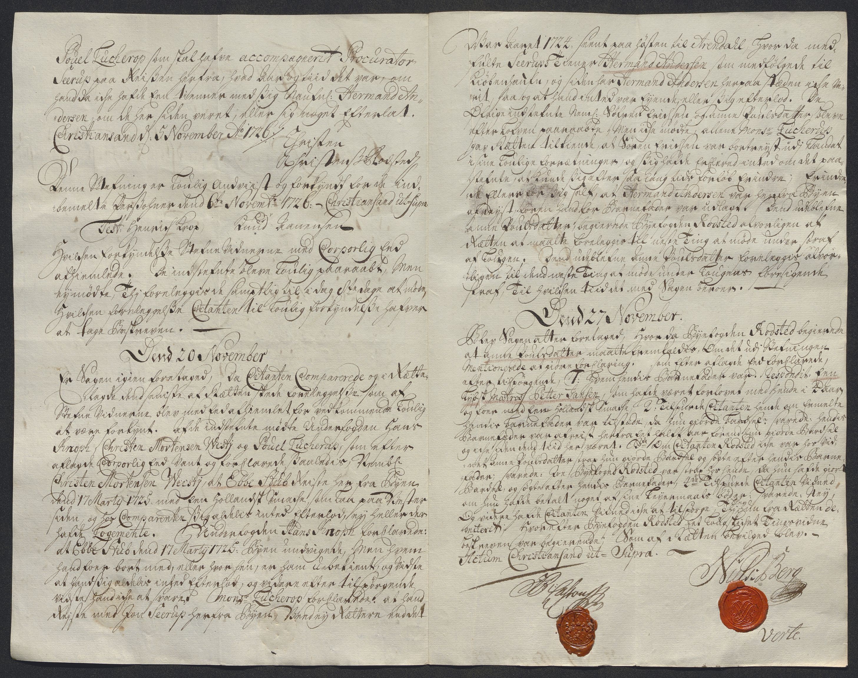 Rentekammeret inntil 1814, Reviderte regnskaper, Byregnskaper, AV/RA-EA-4066/R/Rm/L0286: [M19] Sikt og sakefall, 1719-1727, s. 483