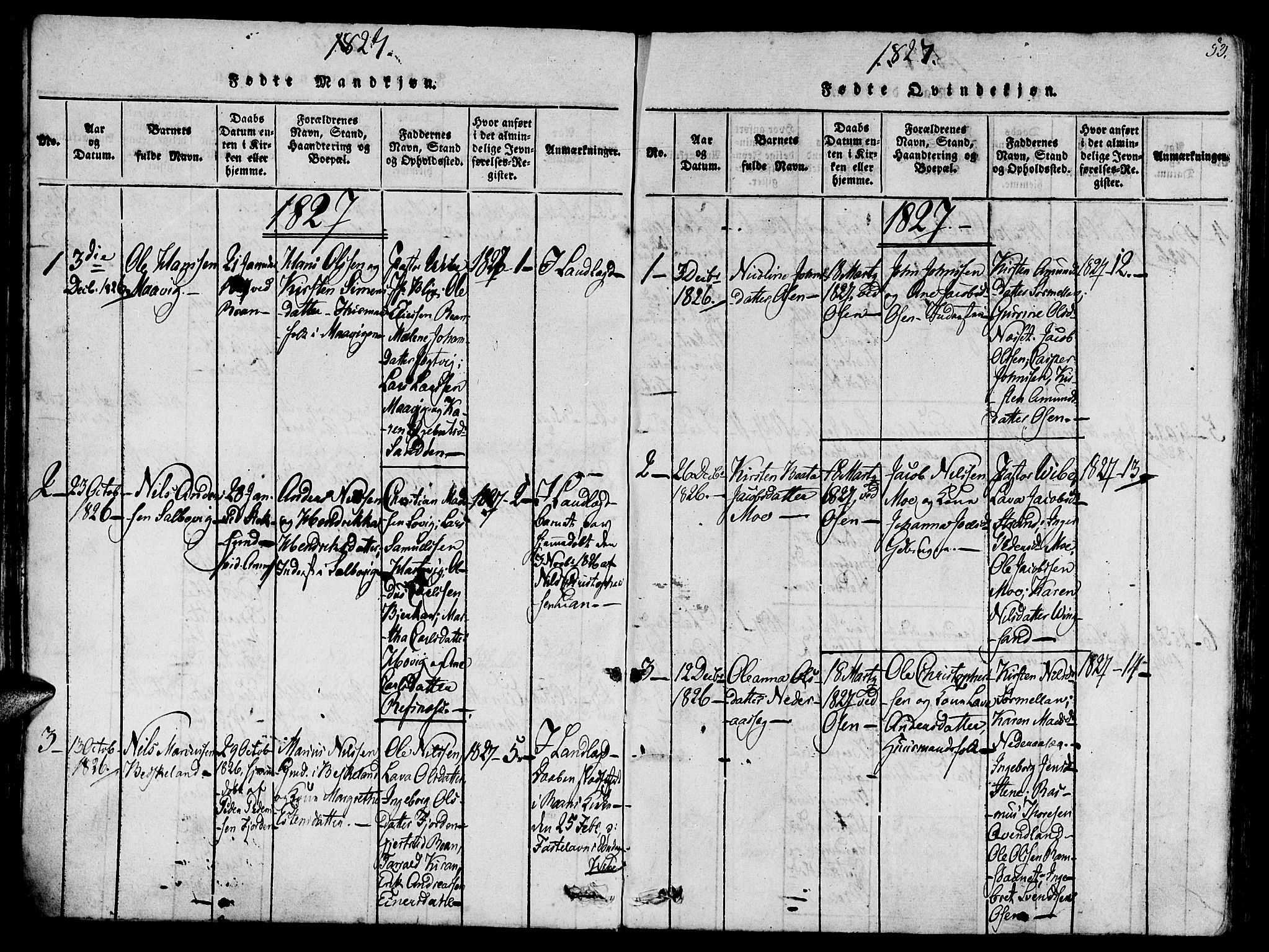 Ministerialprotokoller, klokkerbøker og fødselsregistre - Sør-Trøndelag, AV/SAT-A-1456/657/L0702: Ministerialbok nr. 657A03, 1818-1831, s. 53