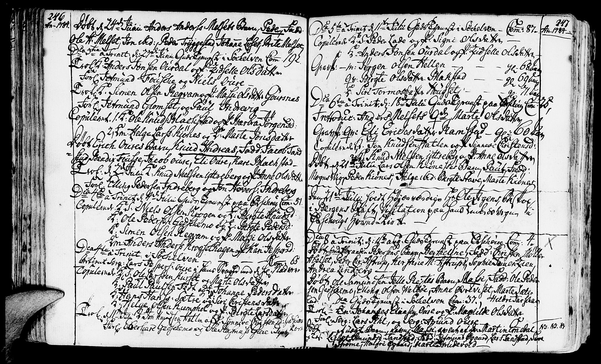 Ministerialprotokoller, klokkerbøker og fødselsregistre - Møre og Romsdal, AV/SAT-A-1454/522/L0308: Ministerialbok nr. 522A03, 1773-1809, s. 246-247