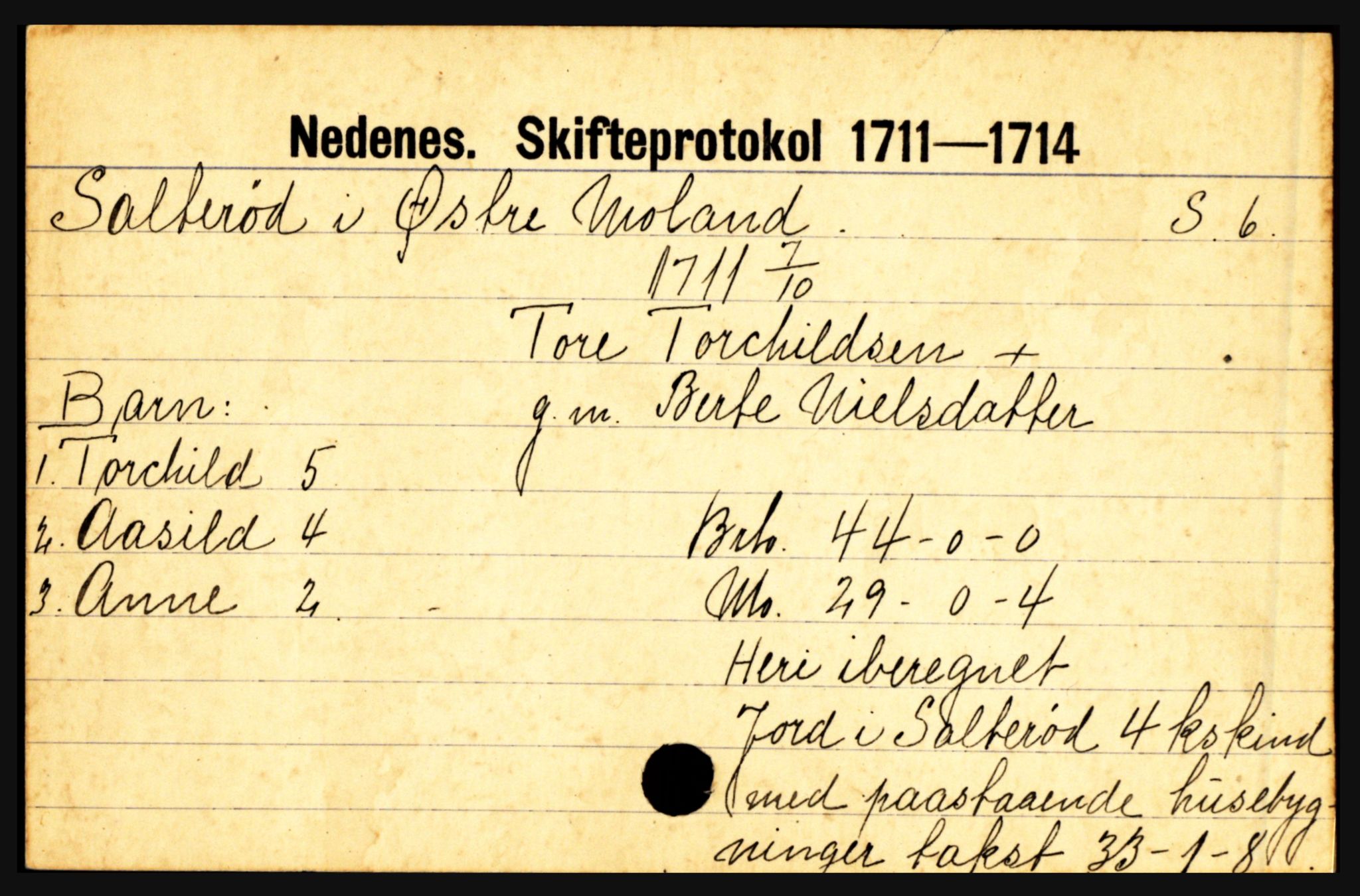 Nedenes sorenskriveri før 1824, AV/SAK-1221-0007/H, s. 25137