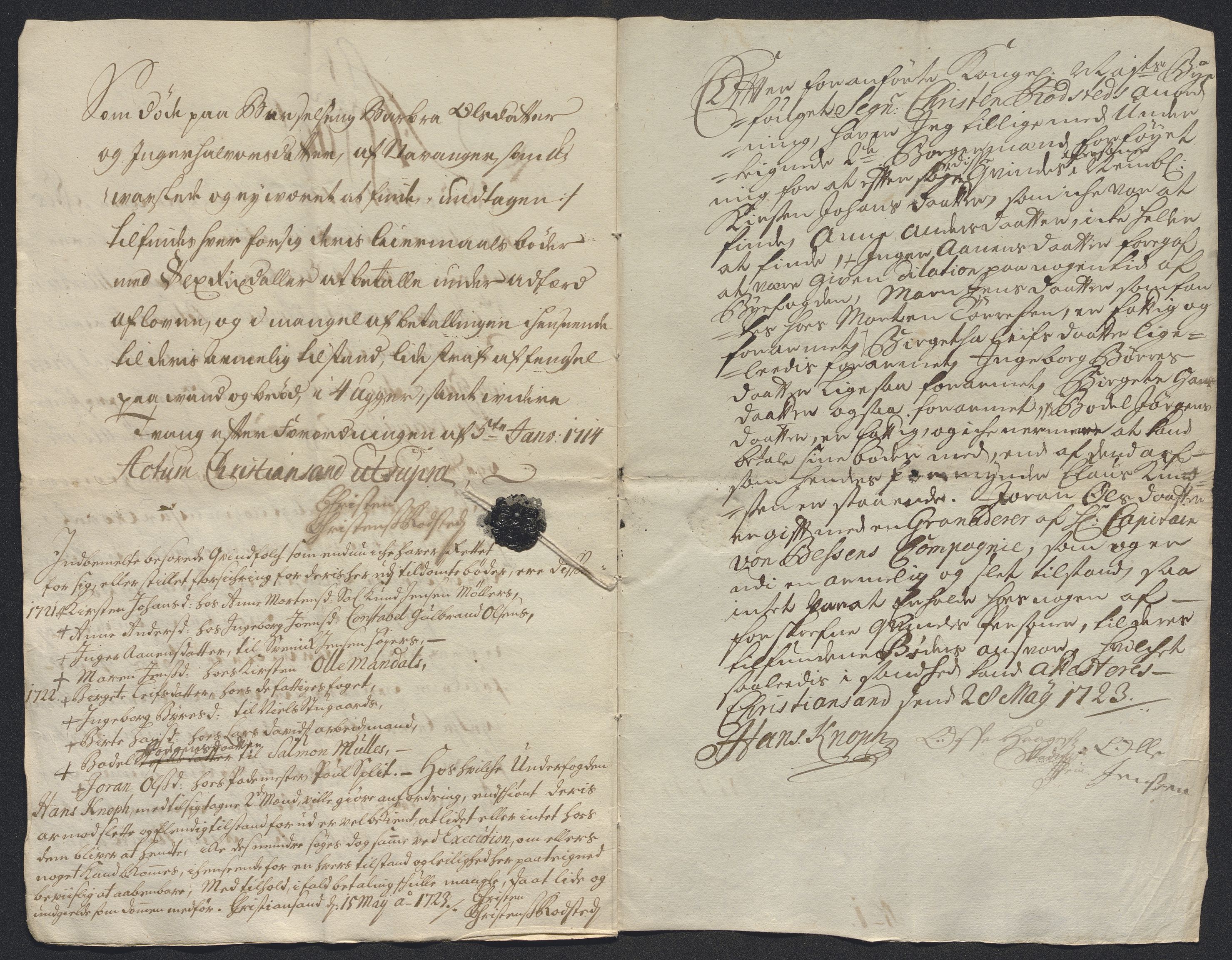Rentekammeret inntil 1814, Reviderte regnskaper, Byregnskaper, AV/RA-EA-4066/R/Rm/L0286: [M19] Sikt og sakefall, 1719-1727, s. 189
