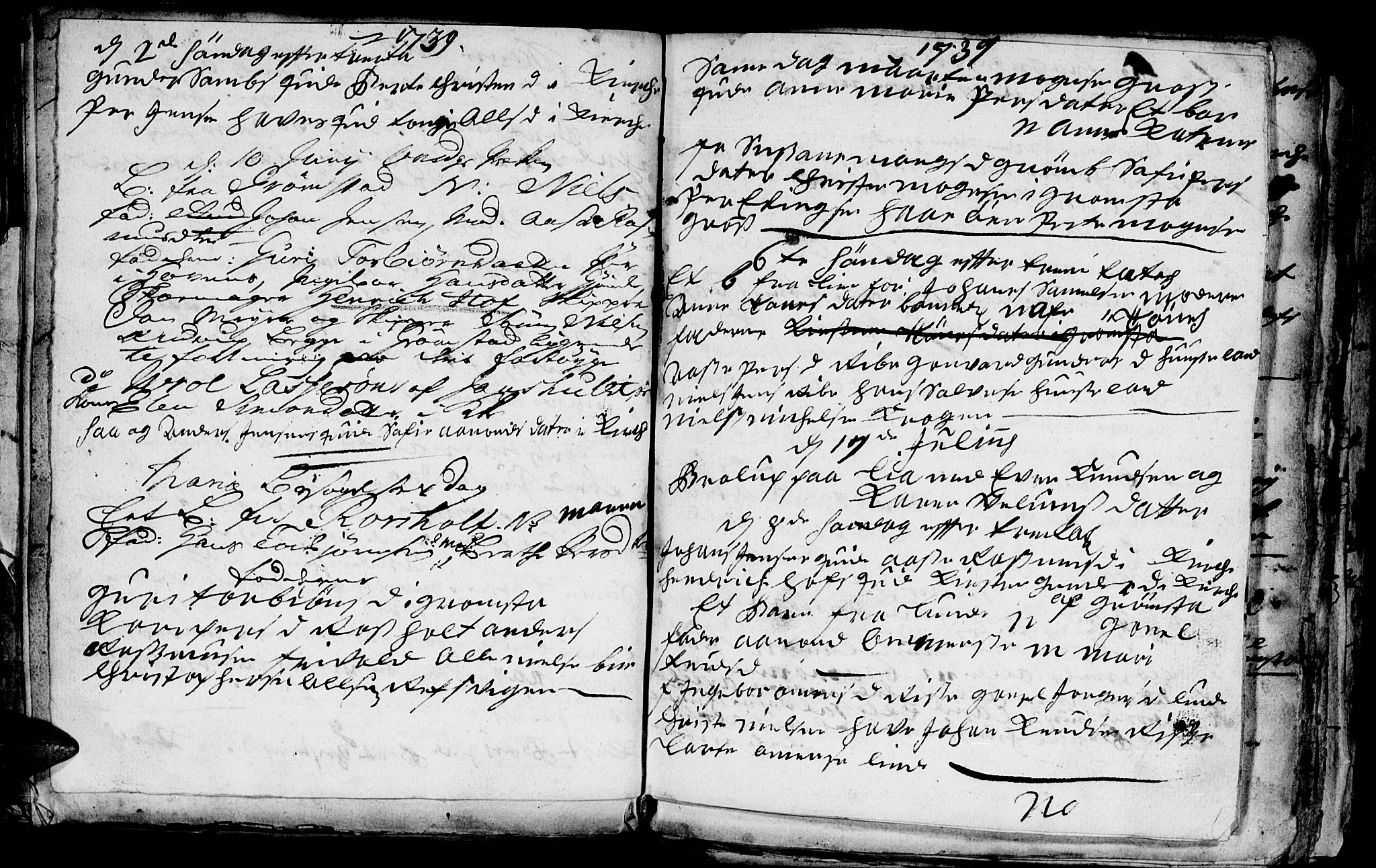 Fjære sokneprestkontor, AV/SAK-1111-0011/F/Fb/L0001: Klokkerbok nr. B 1, 1732-1750, s. 69