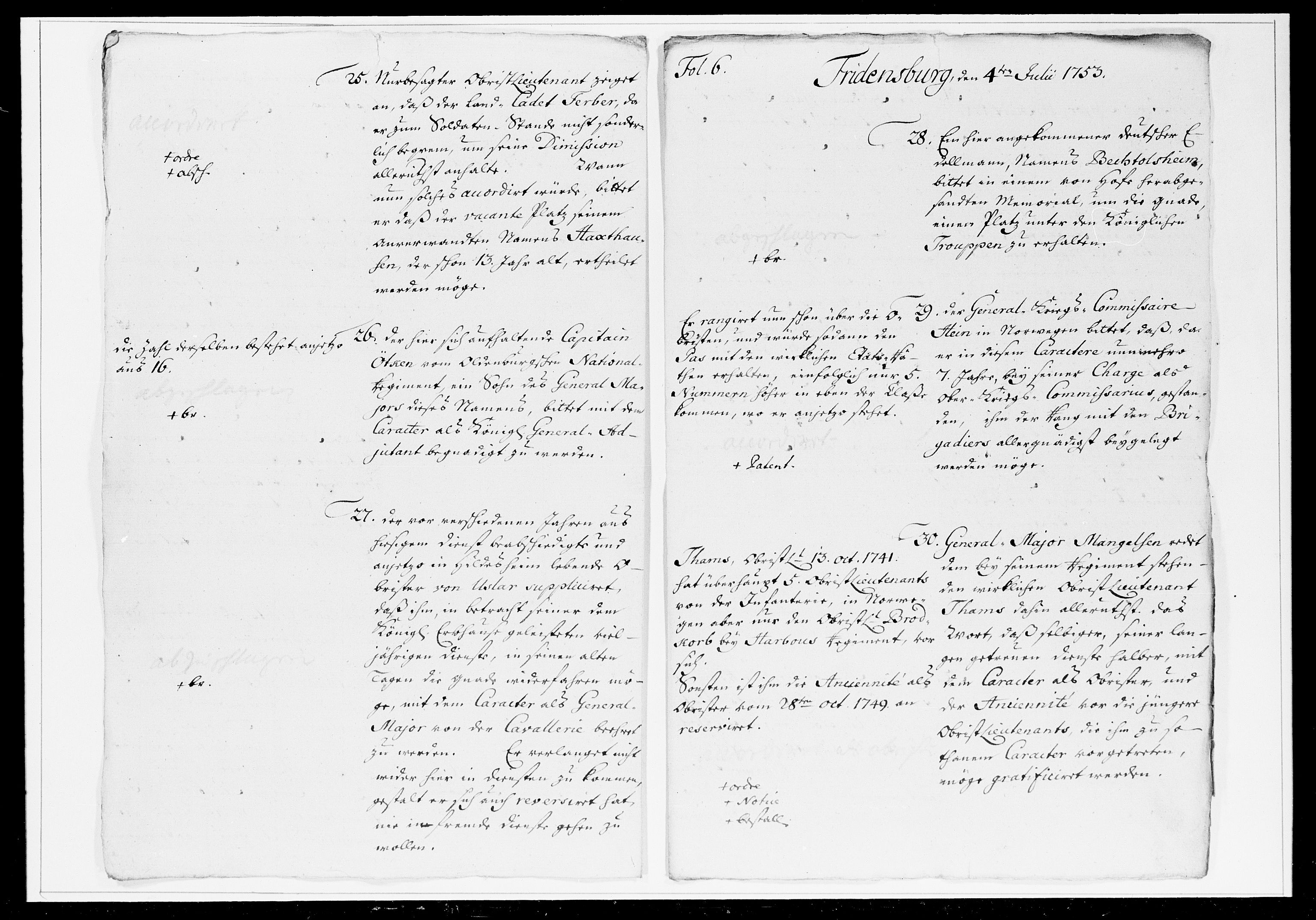 Krigskollegiet, Krigskancelliet, DRA/A-0006/-/1241-1247: Refererede sager, 1753, s. 211