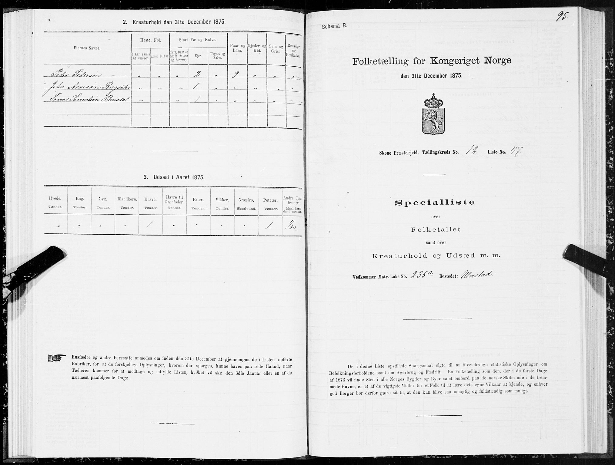 SAT, Folketelling 1875 for 1529P Skodje prestegjeld, 1875, s. 4095