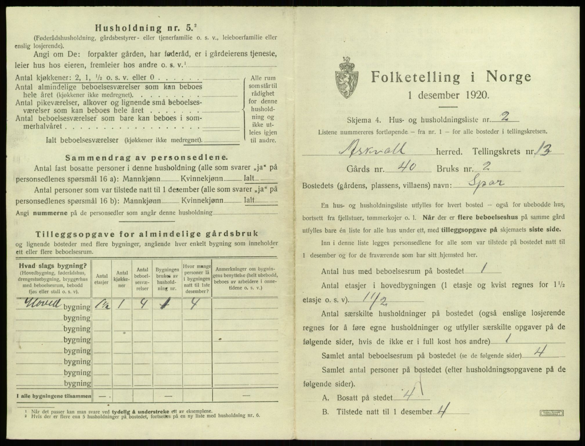 SAB, Folketelling 1920 for 1428 Askvoll herred, 1920, s. 669