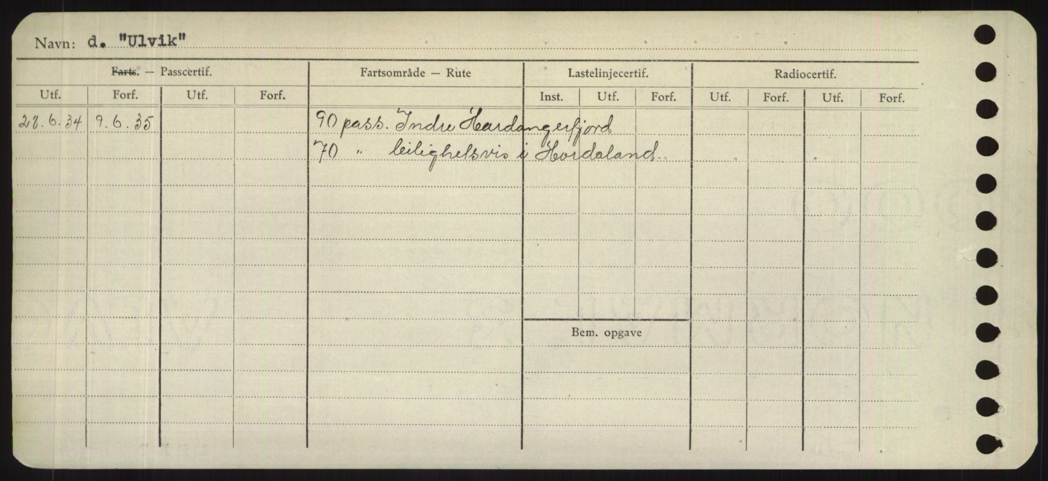 Sjøfartsdirektoratet med forløpere, Skipsmålingen, RA/S-1627/H/Hd/L0040: Fartøy, U-Ve, s. 76