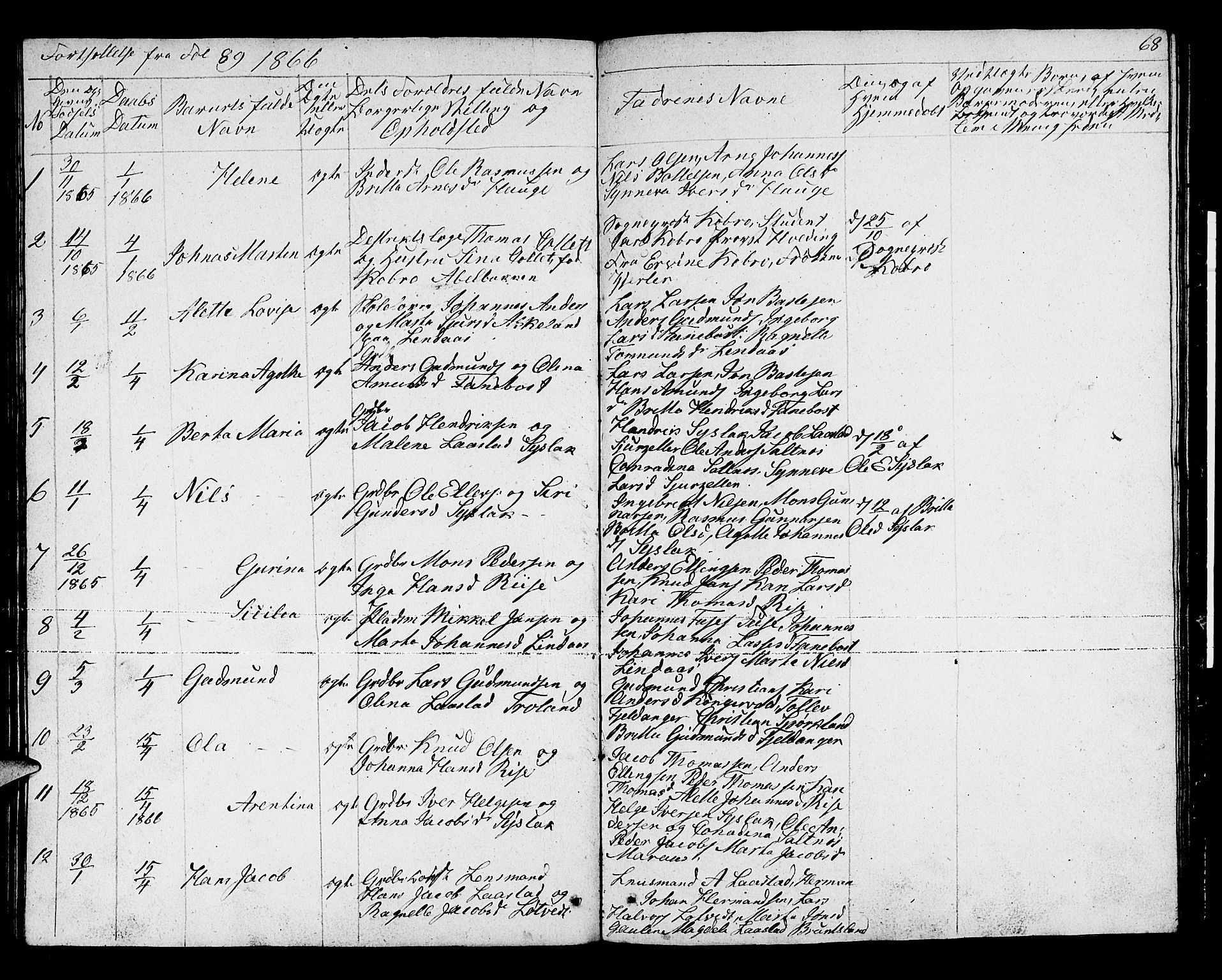 Lindås Sokneprestembete, AV/SAB-A-76701/H/Hab/Habb/L0001: Klokkerbok nr. B 1, 1853-1866