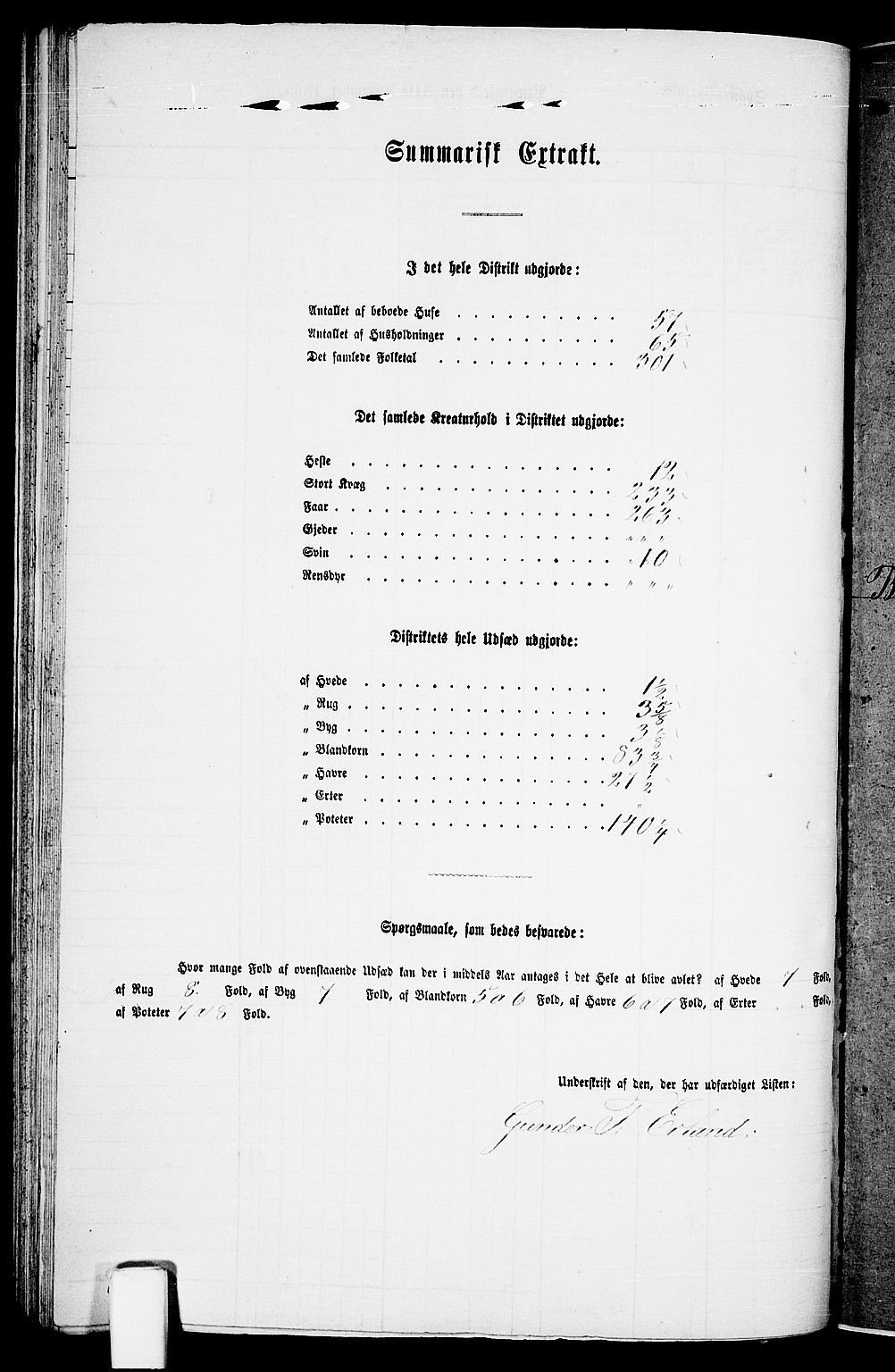 RA, Folketelling 1865 for 1029P Sør-Audnedal prestegjeld, 1865, s. 53