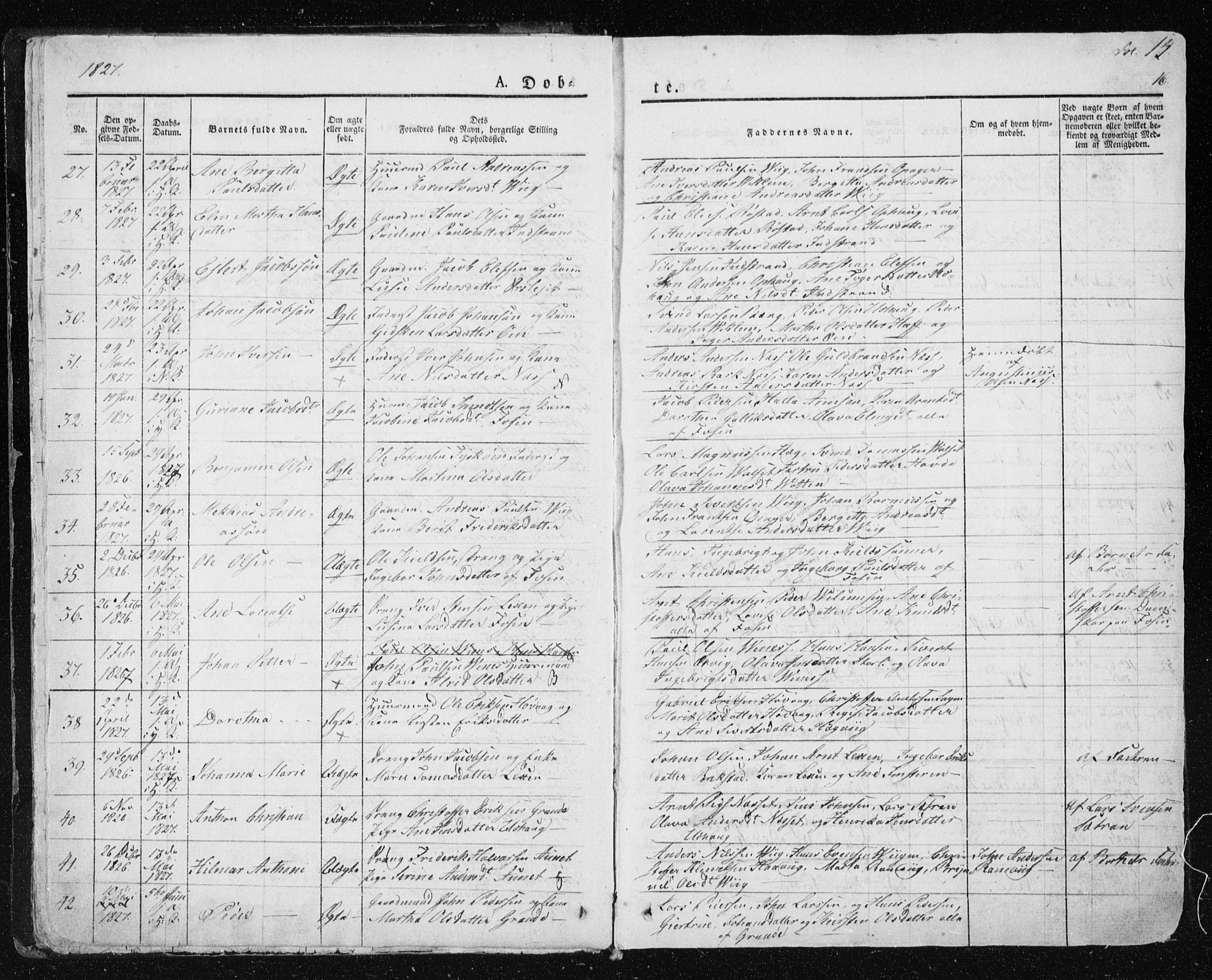 Ministerialprotokoller, klokkerbøker og fødselsregistre - Sør-Trøndelag, SAT/A-1456/659/L0735: Ministerialbok nr. 659A05, 1826-1841, s. 15