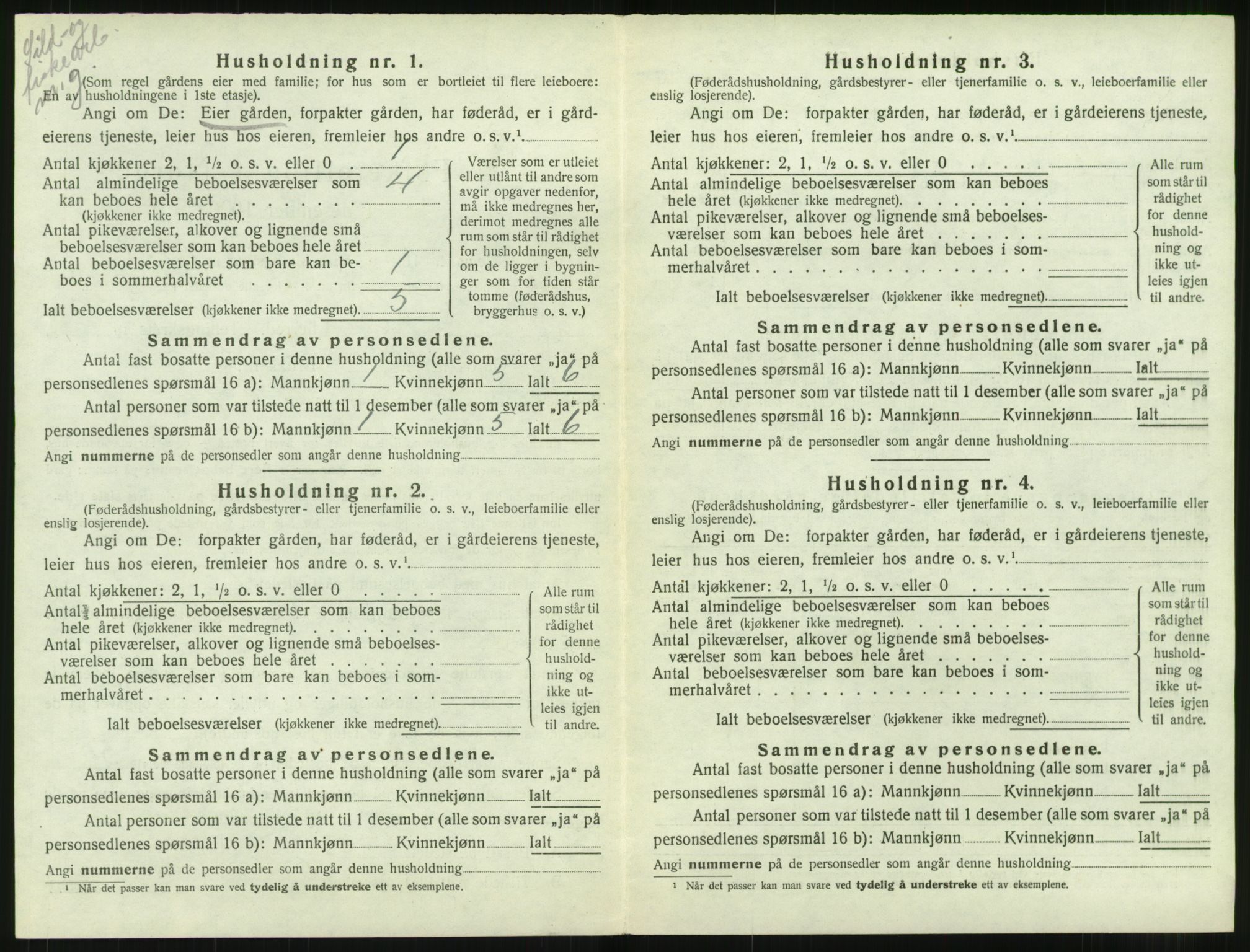 SAT, Folketelling 1920 for 1549 Bud herred, 1920, s. 419