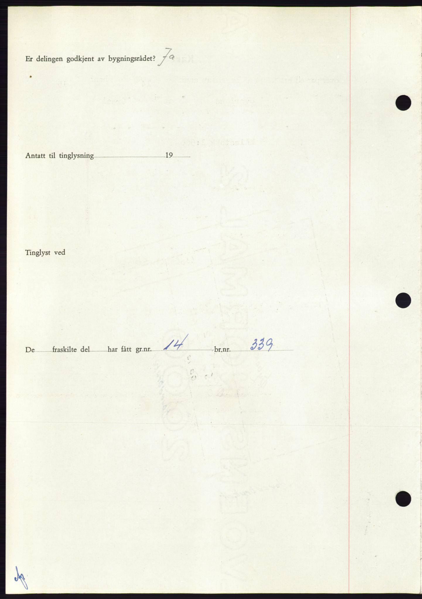 Søre Sunnmøre sorenskriveri, AV/SAT-A-4122/1/2/2C/L0094: Pantebok nr. 20A, 1953-1953, Dagboknr: 612/1953