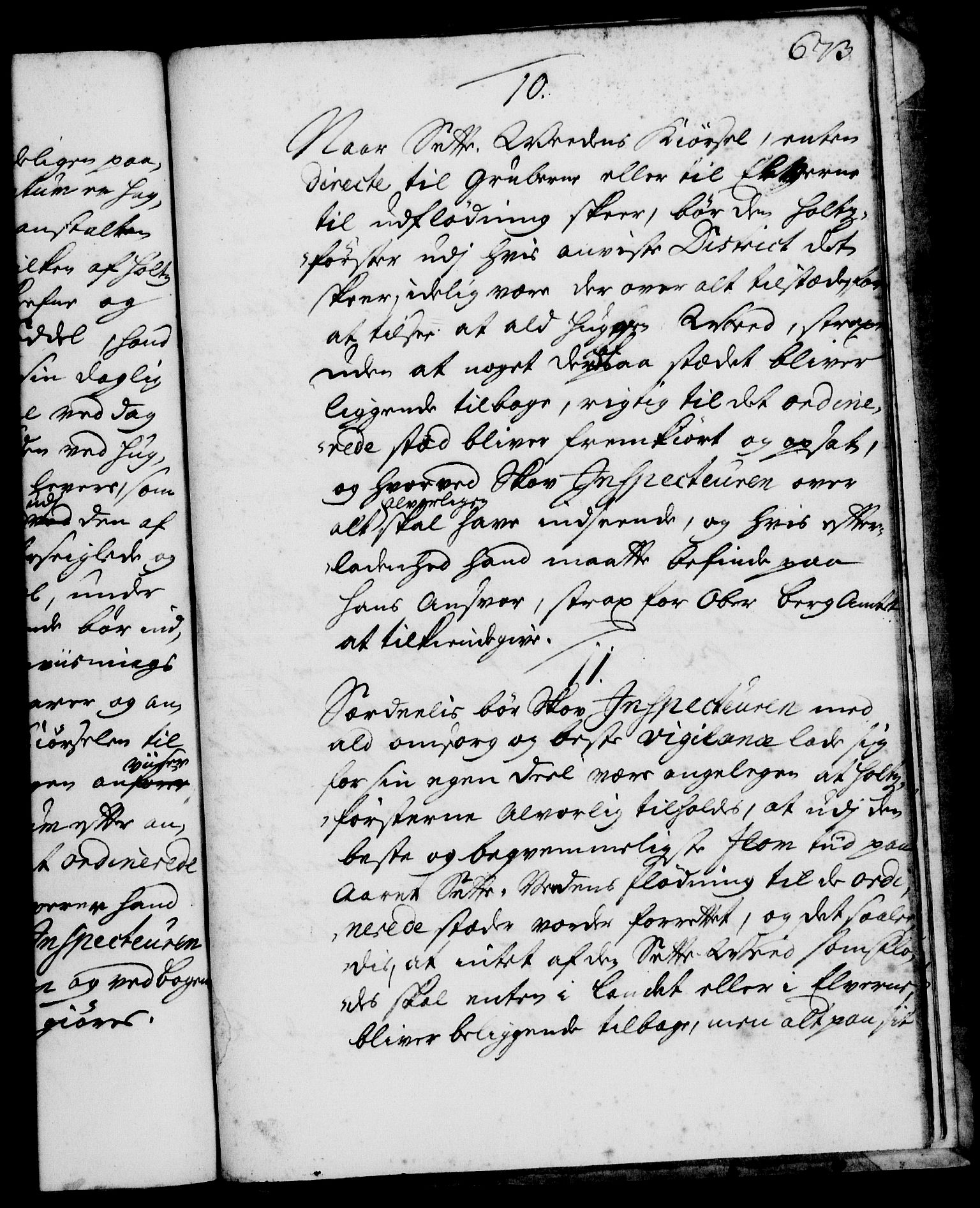 Rentekammeret, Kammerkanselliet, RA/EA-3111/G/Gg/Ggi/L0001: Norsk instruksjonsprotokoll med register (merket RK 53.34), 1720-1729, s. 673