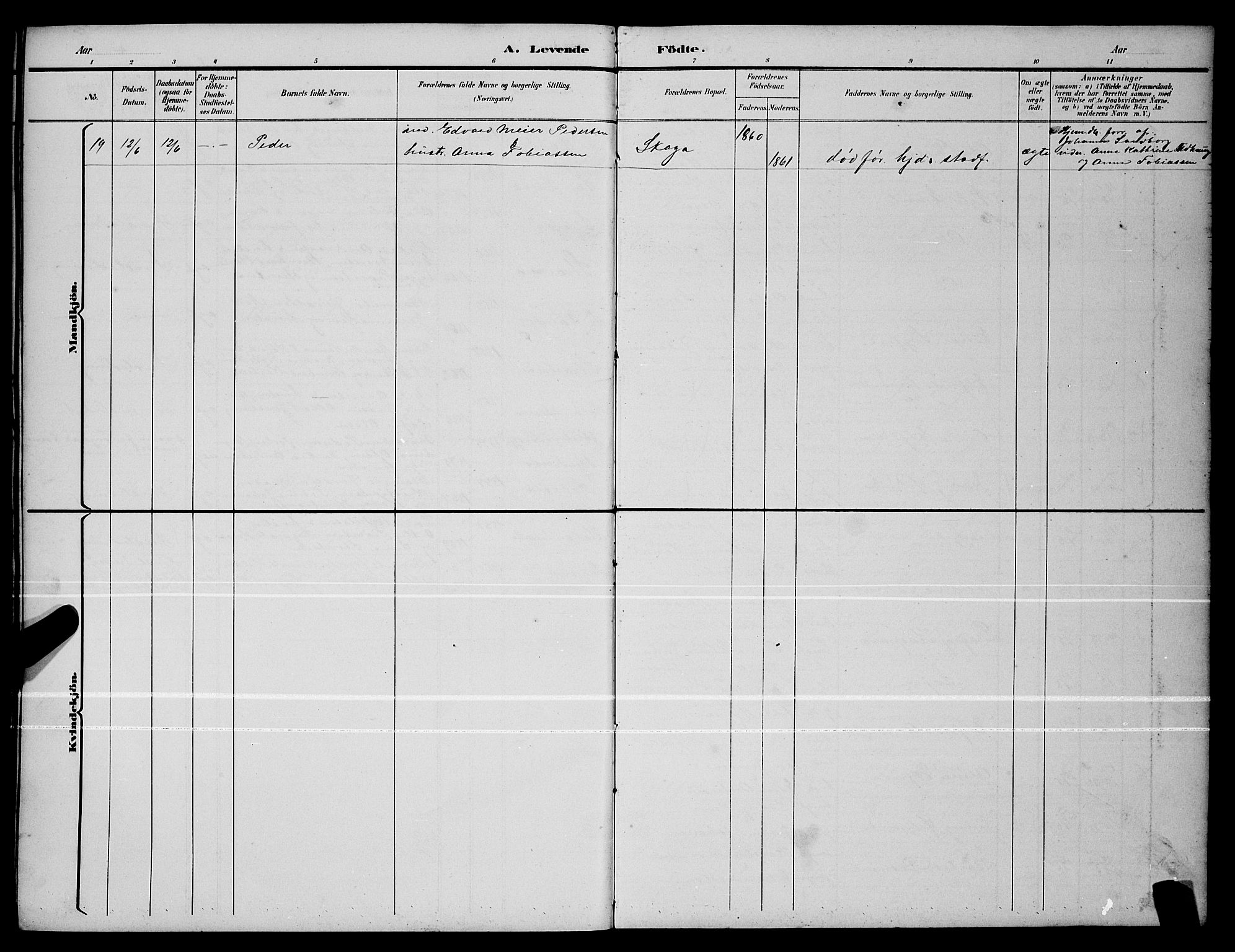 Ministerialprotokoller, klokkerbøker og fødselsregistre - Nordland, AV/SAT-A-1459/836/L0537: Klokkerbok nr. 836C01, 1892-1900