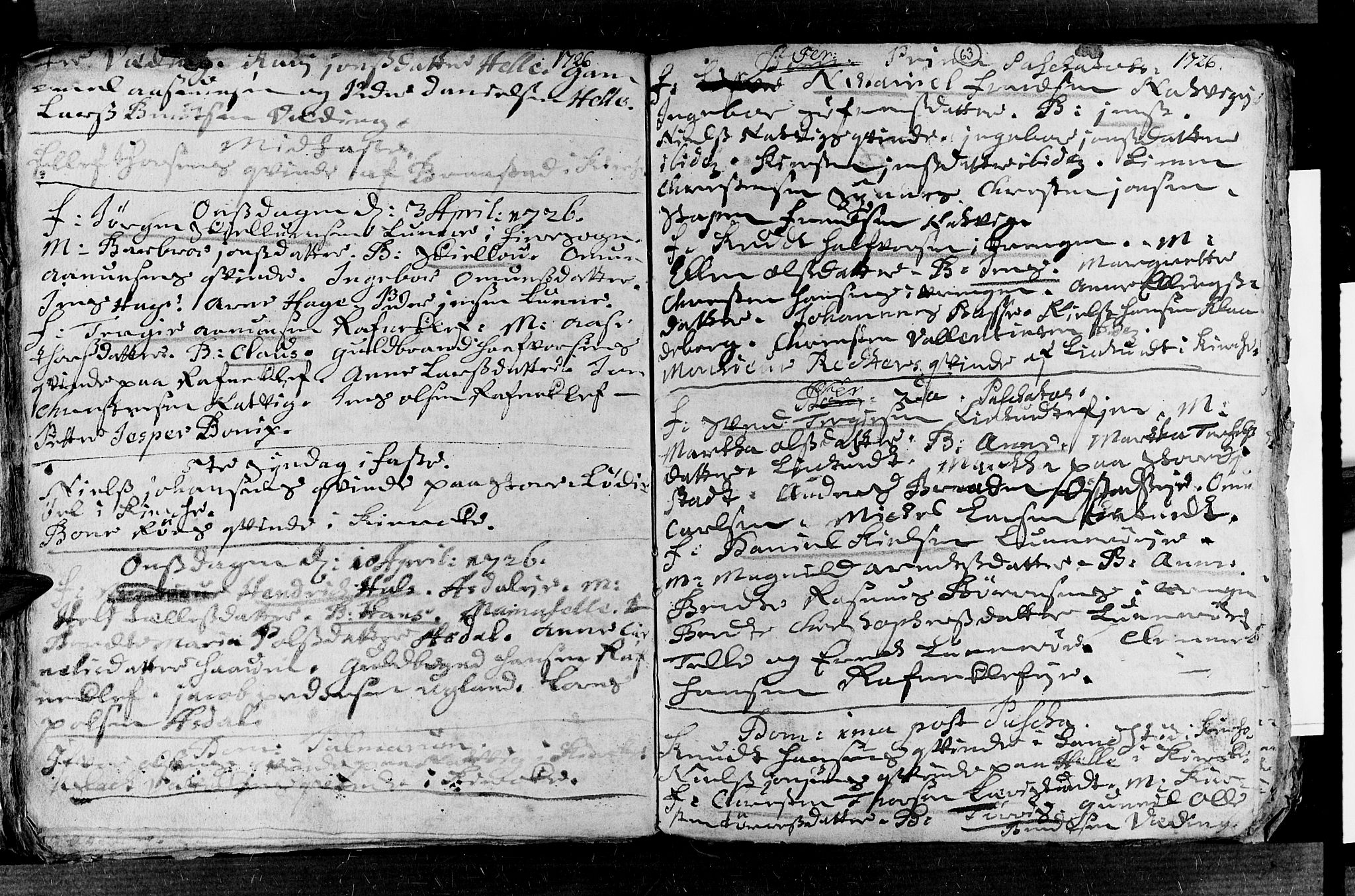 Øyestad sokneprestkontor, AV/SAK-1111-0049/F/Fa/L0003: Ministerialbok nr. A 3, 1722-1730, s. 63