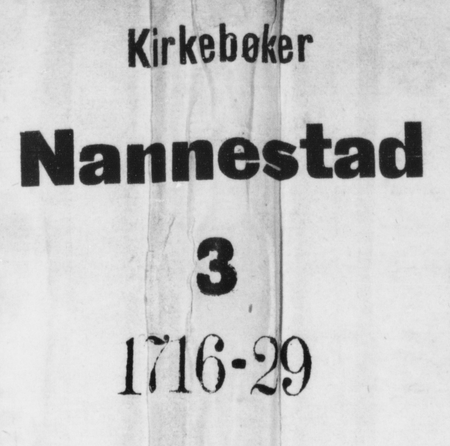 Nannestad prestekontor Kirkebøker, SAO/A-10414a/F/Fa/L0003: Ministerialbok nr. I 3, 1716-1729
