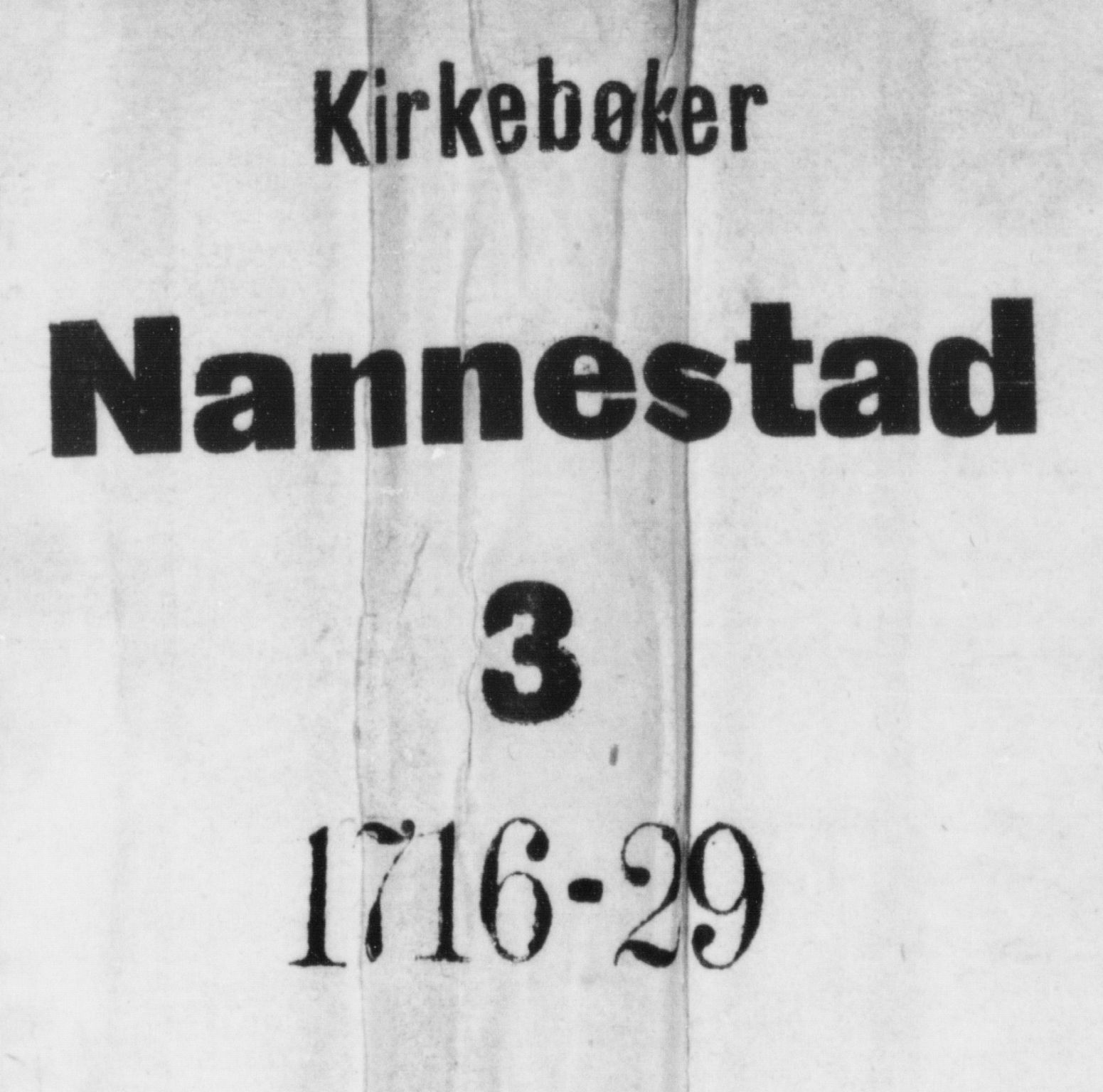 Nannestad prestekontor Kirkebøker, AV/SAO-A-10414a/F/Fa/L0003: Ministerialbok nr. I 3, 1716-1729