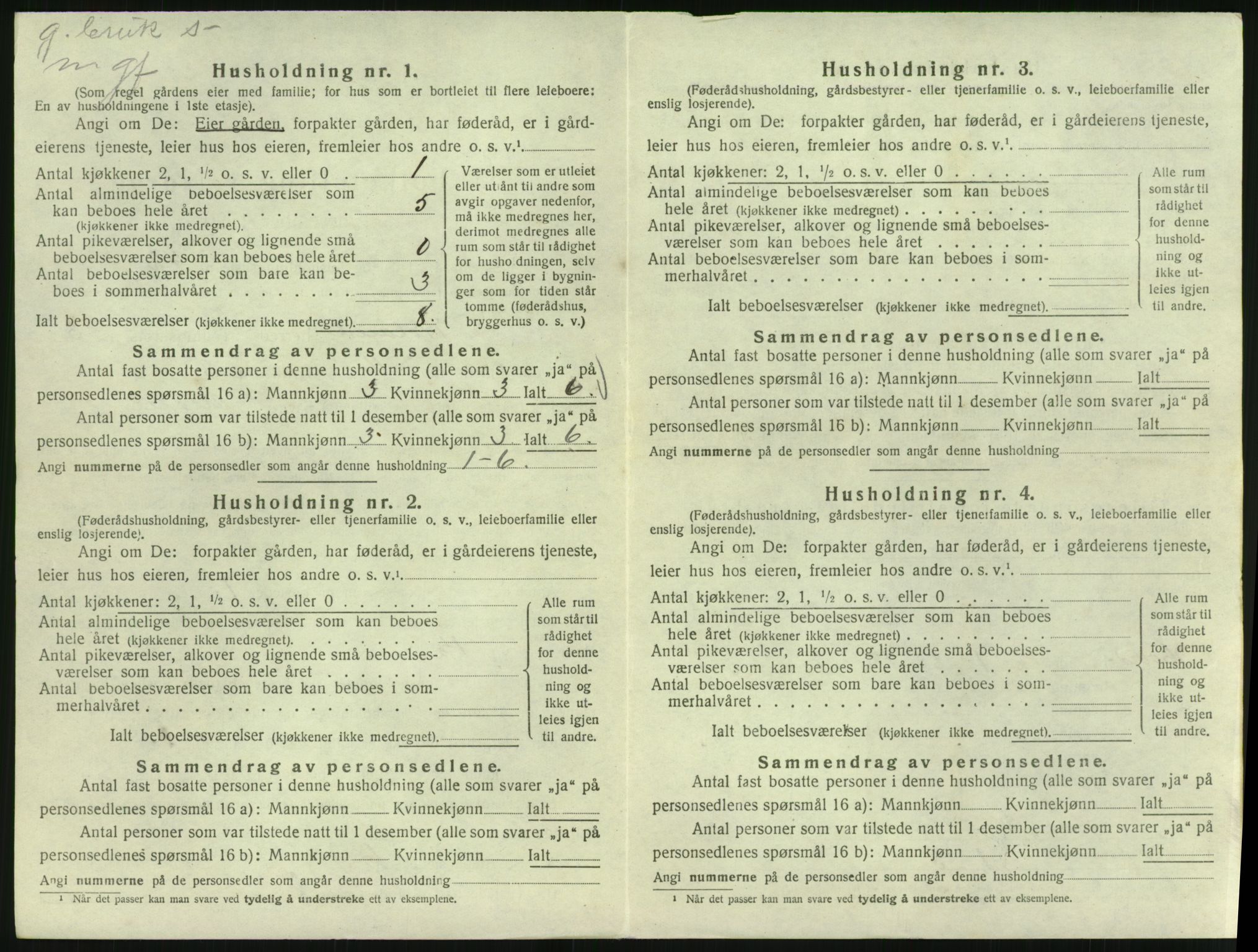 SAK, Folketelling 1920 for 0919 Froland herred, 1920, s. 422