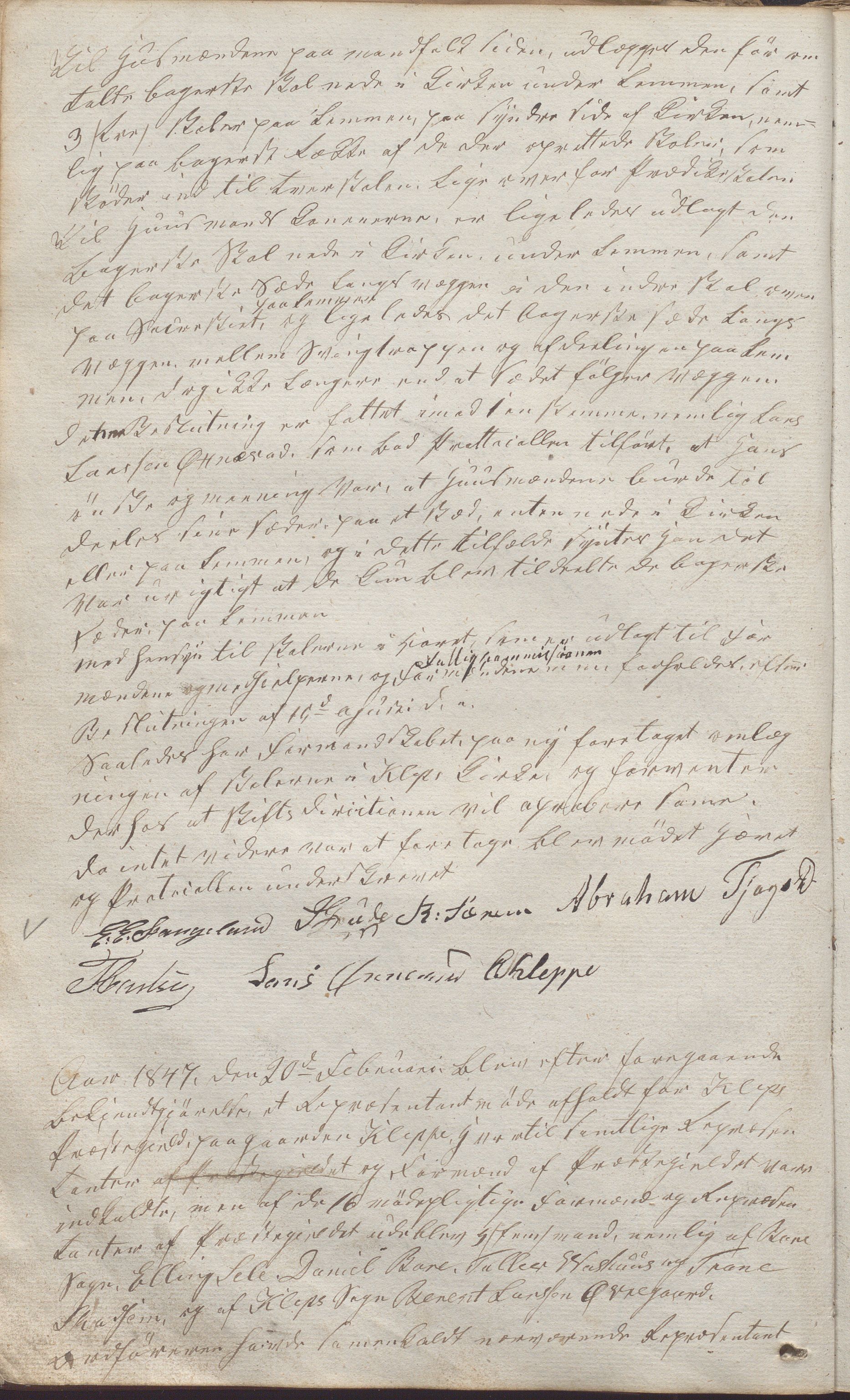 Klepp kommune - Formannskapet, IKAR/K-100277/A/L0001: Møtebok, 1837-1861, s. 113b