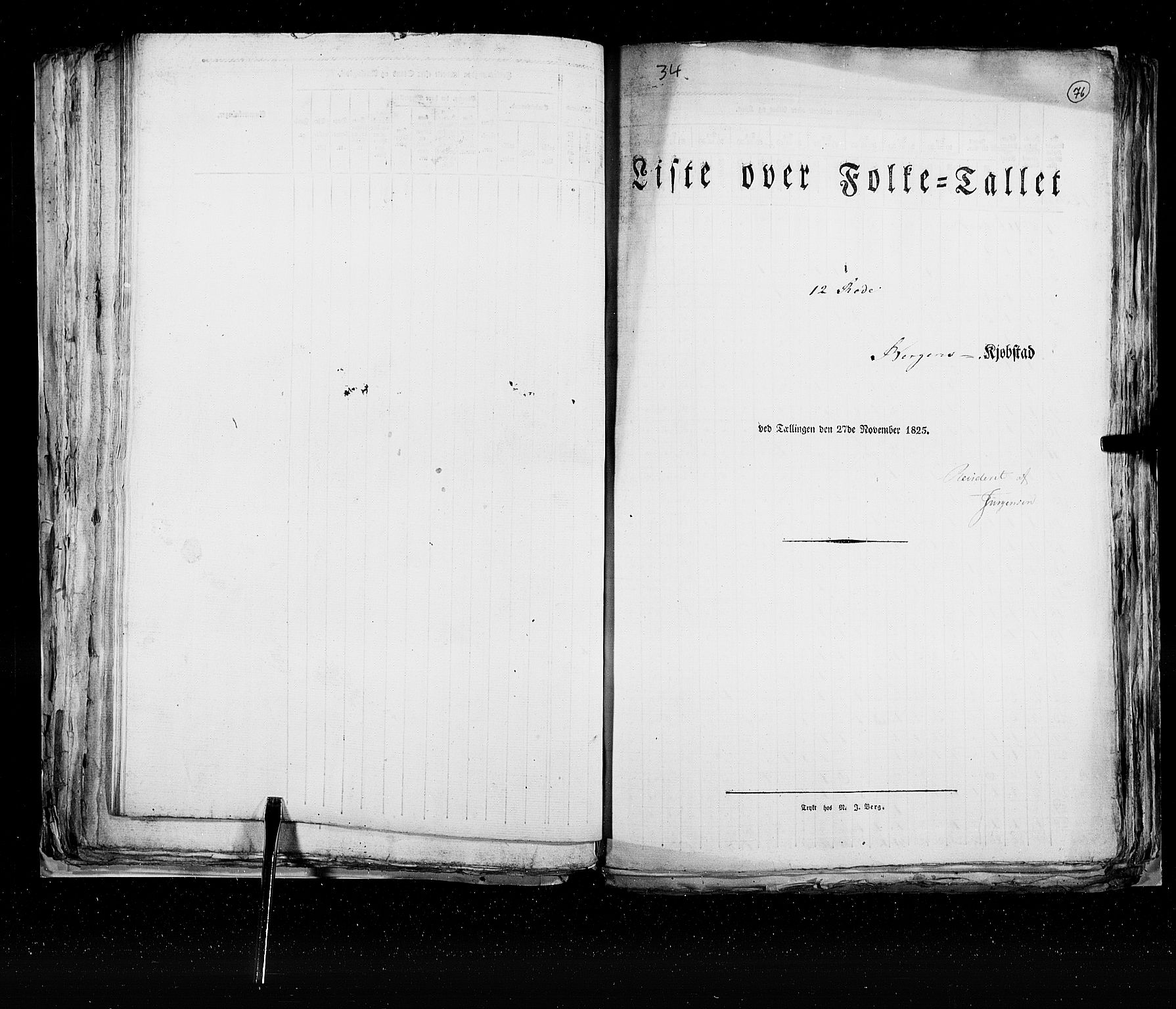 RA, Folketellingen 1825, bind 22: Bergen kjøpstad, 1825, s. 76