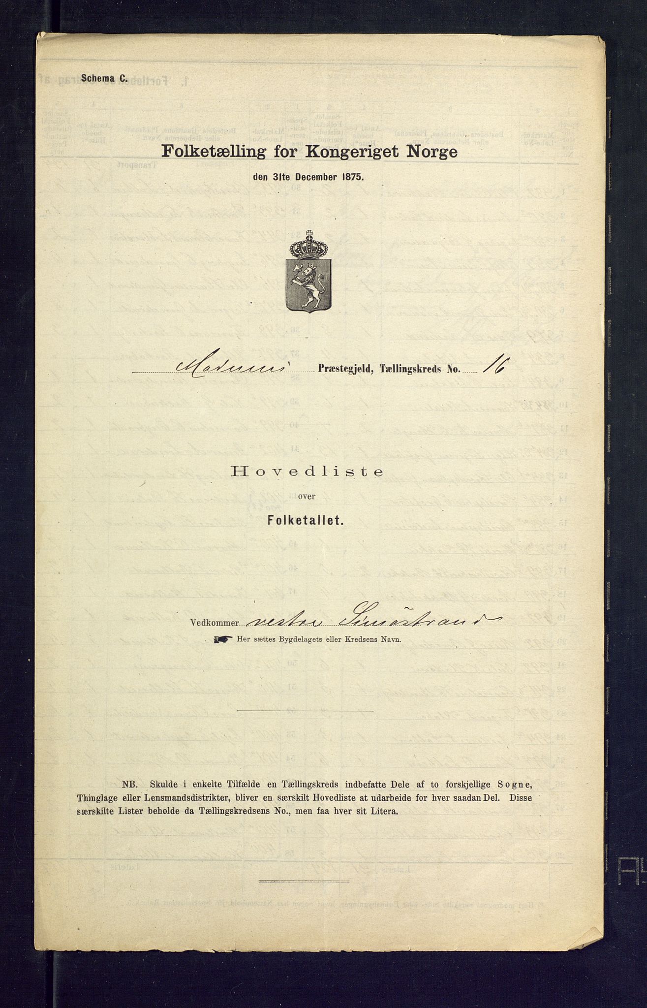 SAKO, Folketelling 1875 for 0623P Modum prestegjeld, 1875, s. 62