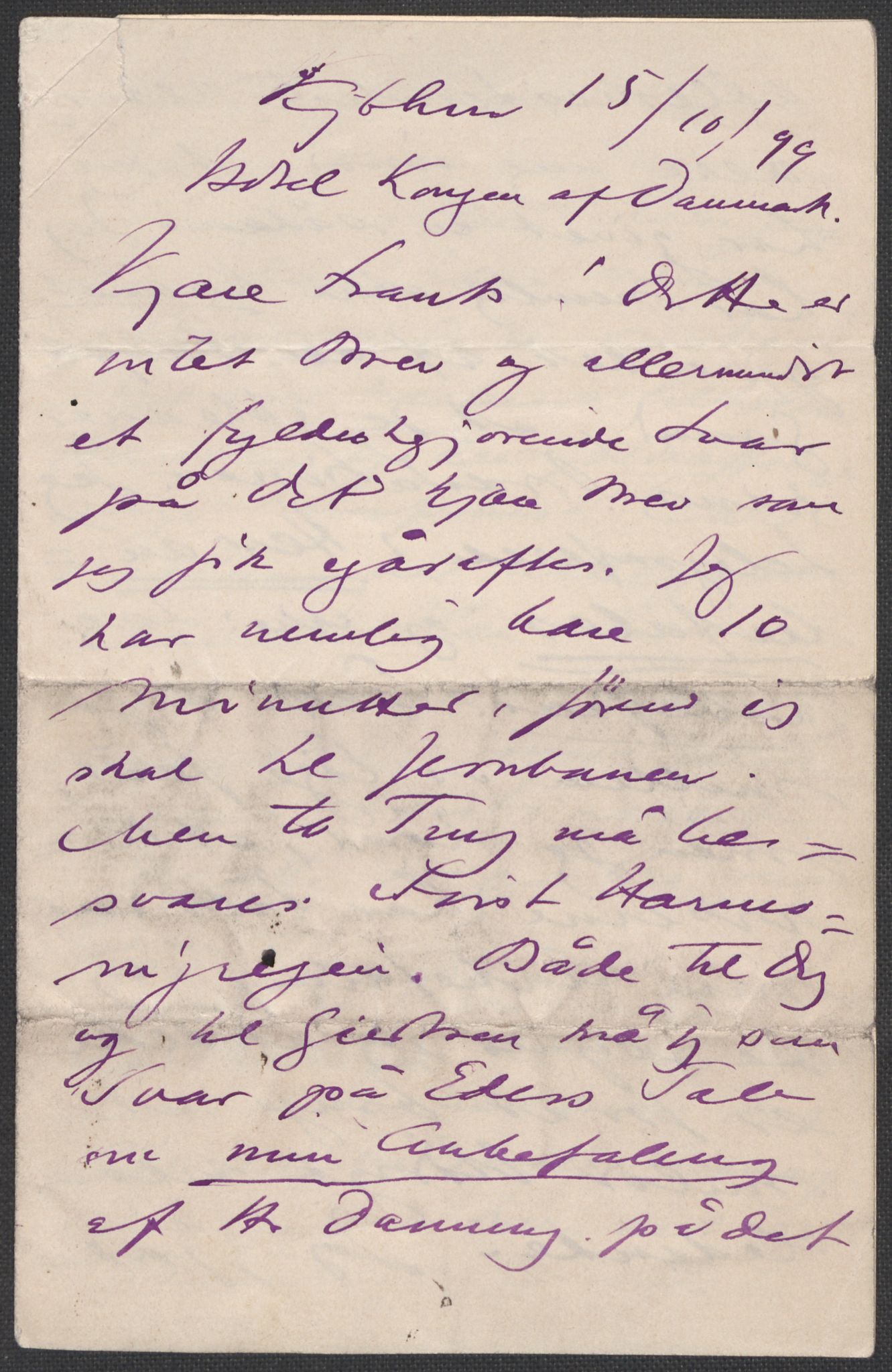 Beyer, Frants, RA/PA-0132/F/L0001: Brev fra Edvard Grieg til Frantz Beyer og "En del optegnelser som kan tjene til kommentar til brevene" av Marie Beyer, 1872-1907, s. 557