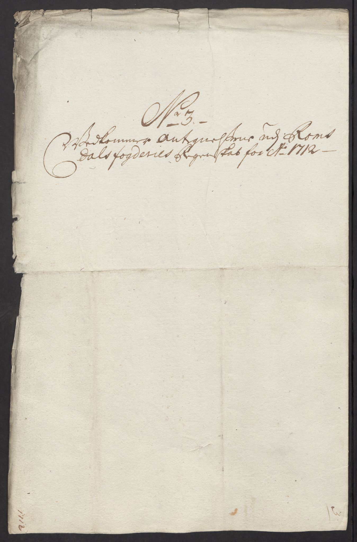 Rentekammeret inntil 1814, Reviderte regnskaper, Fogderegnskap, RA/EA-4092/R55/L3661: Fogderegnskap Romsdal, 1712, s. 260