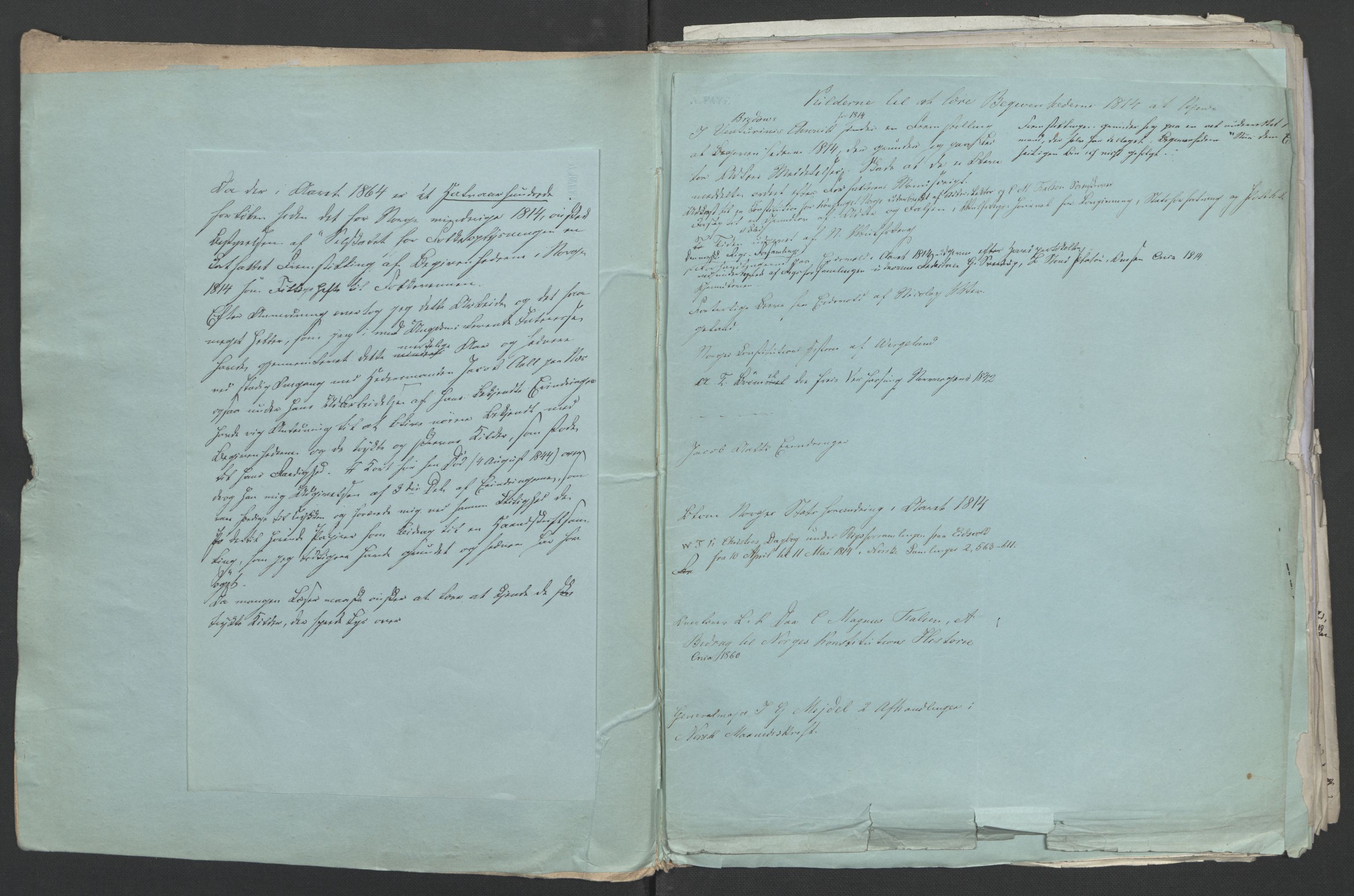 Faye, Andreas, AV/RA-PA-0015/F/Fh/L0029B/0016: -- / Norge 1814 med bilag af A. Faye, s. 4