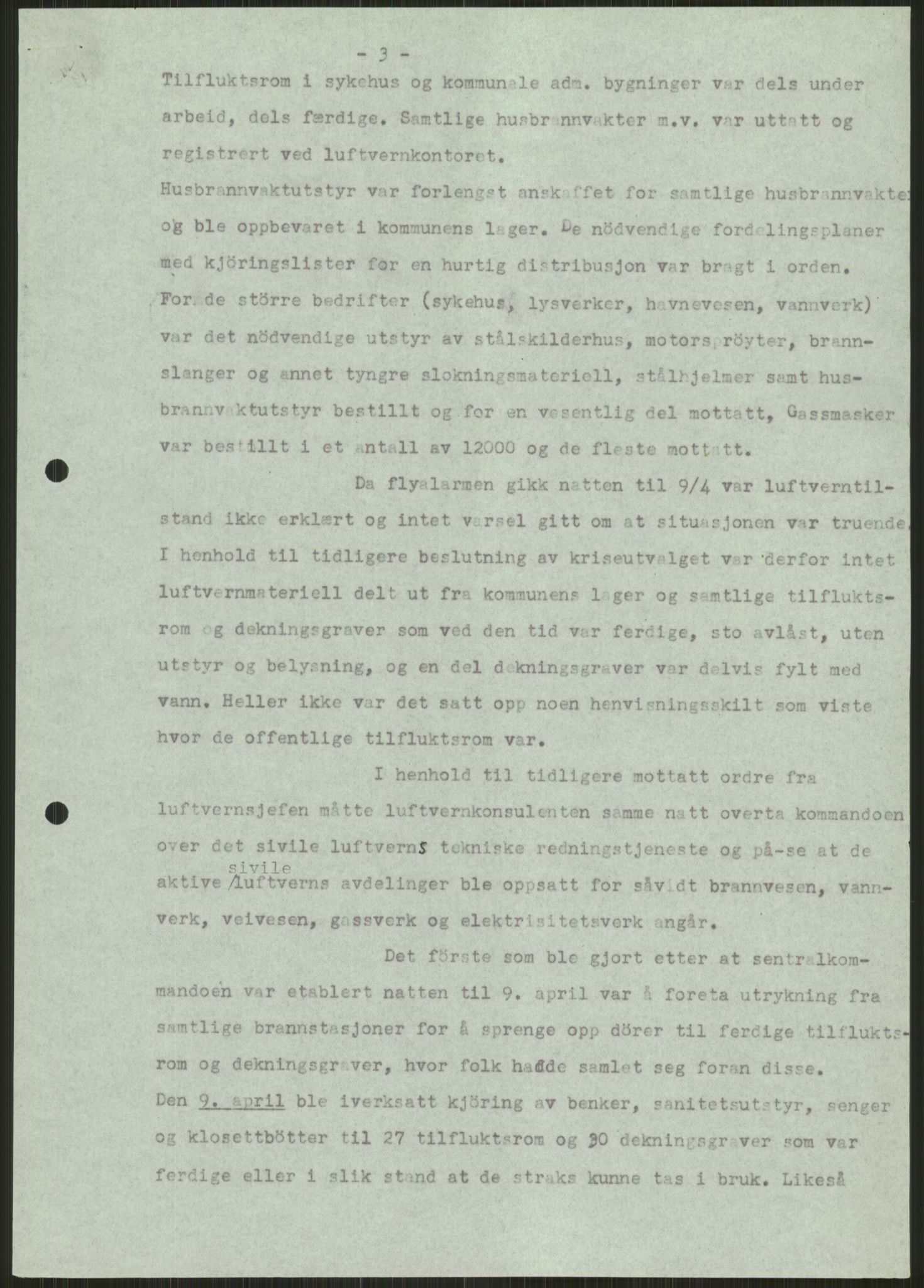 Forsvaret, Forsvarets krigshistoriske avdeling, AV/RA-RAFA-2017/Y/Ya/L0013: II-C-11-31 - Fylkesmenn.  Rapporter om krigsbegivenhetene 1940., 1940, s. 568