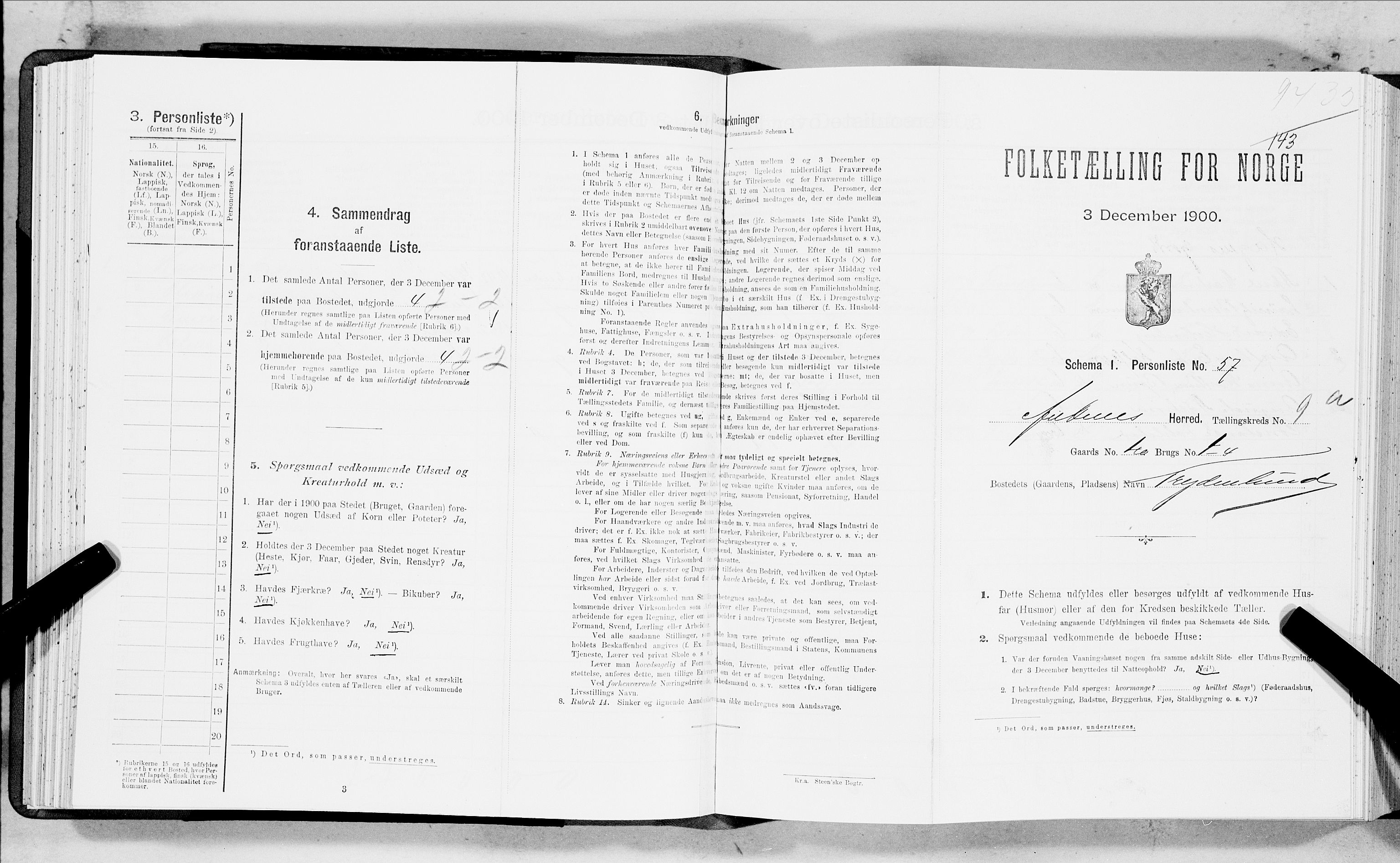 SAT, Folketelling 1900 for 1855 Ankenes herred, 1900, s. 790