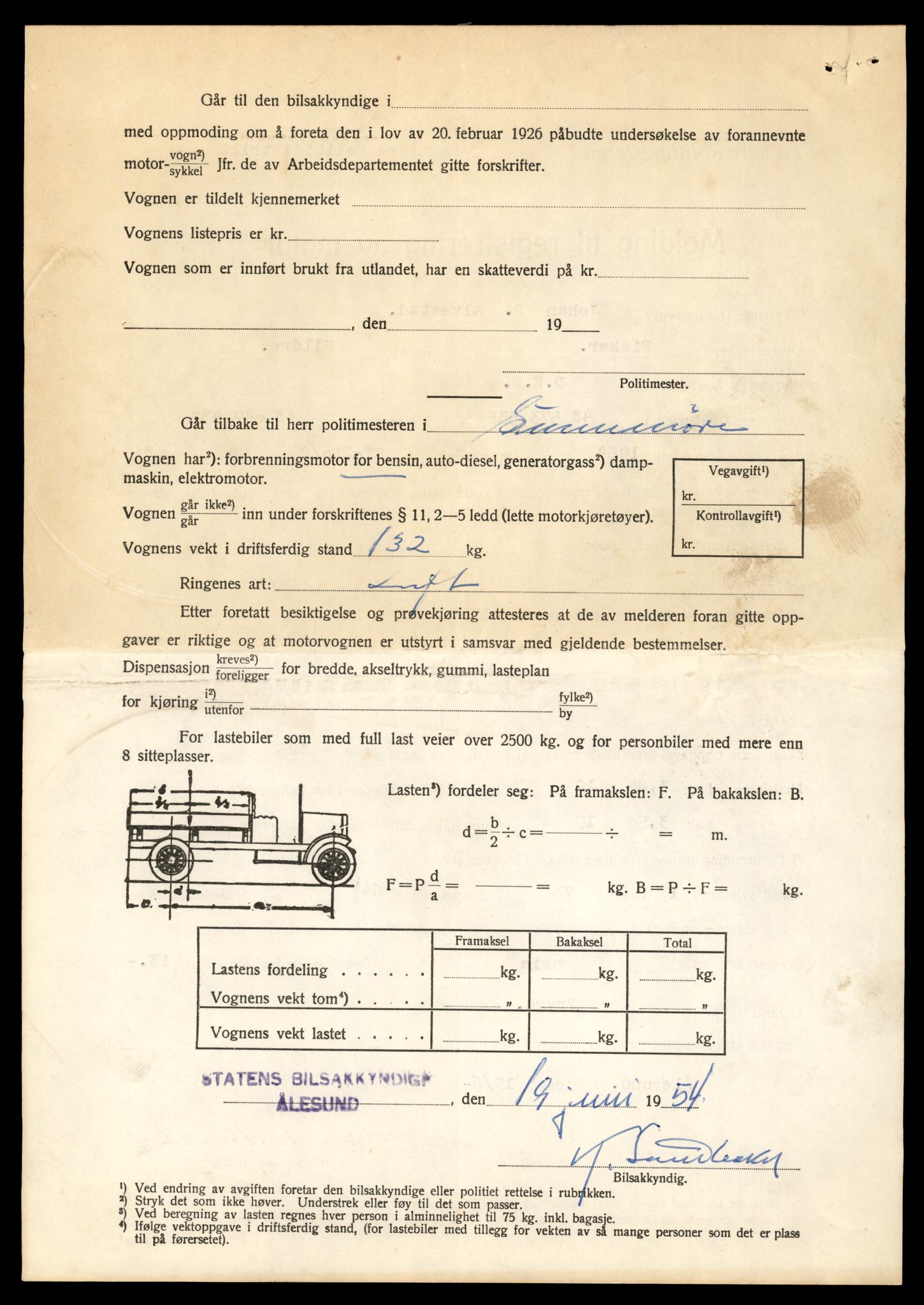 Møre og Romsdal vegkontor - Ålesund trafikkstasjon, AV/SAT-A-4099/F/Fe/L0037: Registreringskort for kjøretøy T 13031 - T 13179, 1927-1998, s. 2641