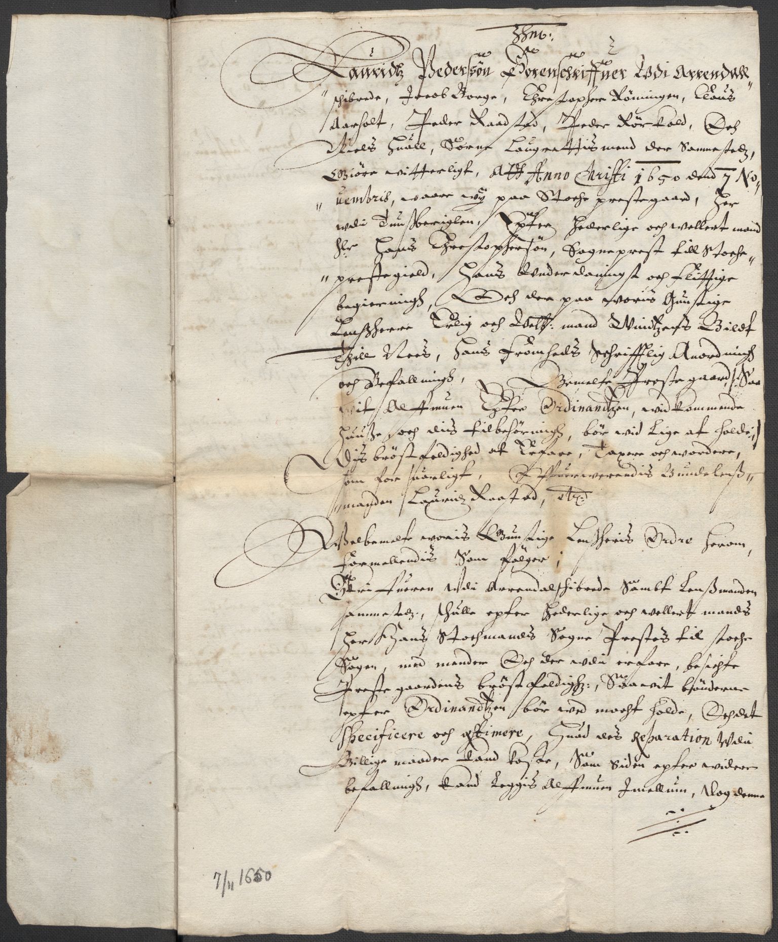 Riksarkivets diplomsamling, AV/RA-EA-5965/F15/L0021: Prestearkiv - Vestfold, 1573-1858, s. 246