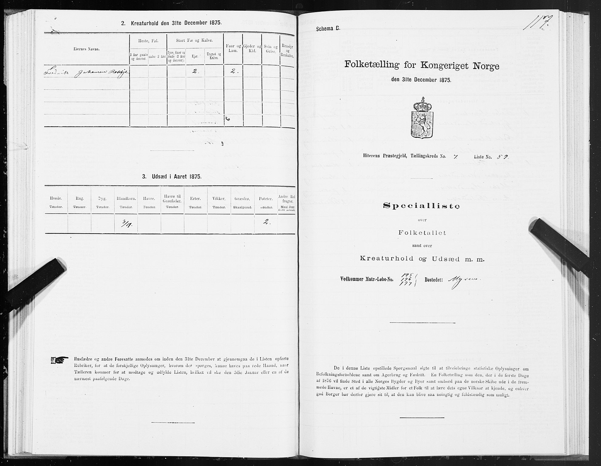 SAT, Folketelling 1875 for 1617P Hitra prestegjeld, 1875, s. 4117