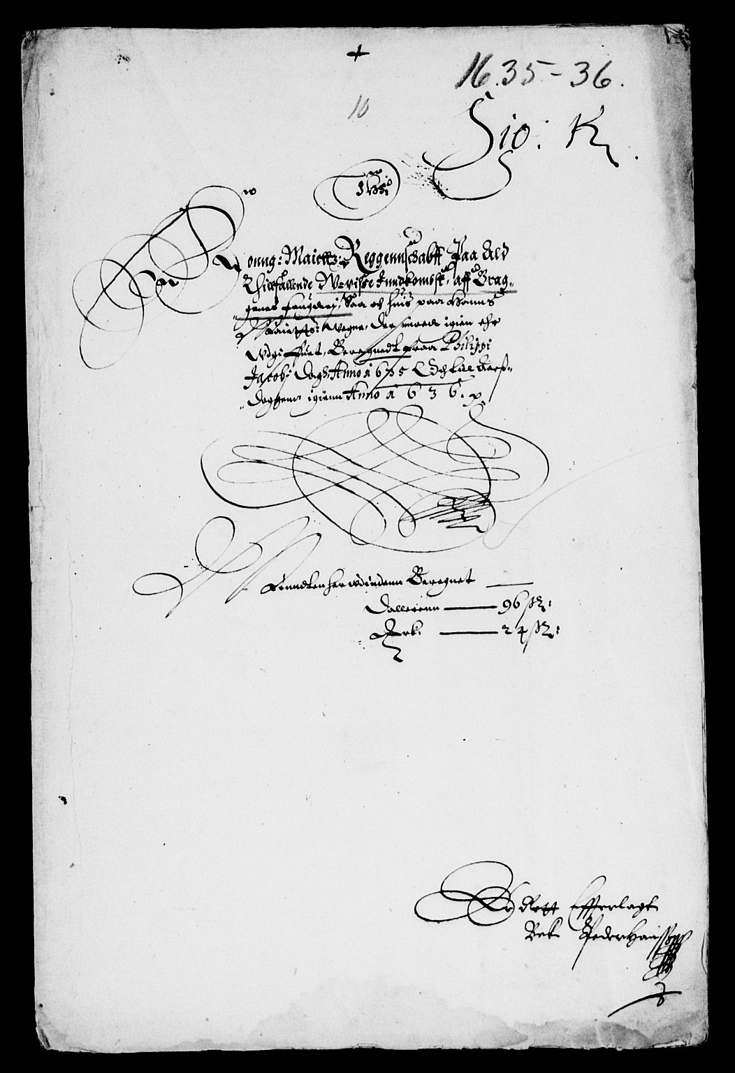 Rentekammeret inntil 1814, Reviderte regnskaper, Lensregnskaper, RA/EA-5023/R/Rb/Rba/L0122: Akershus len, 1634-1636