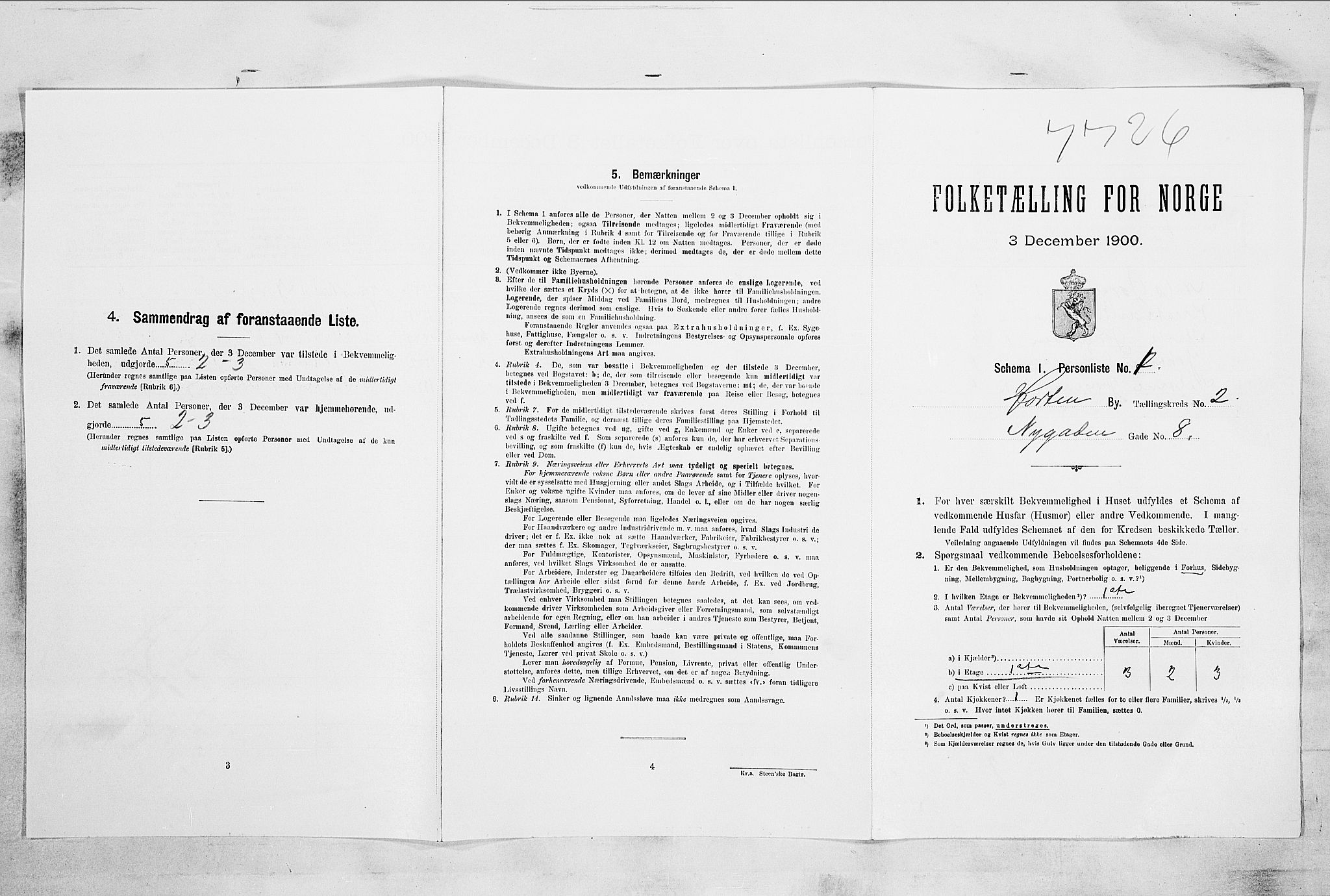 RA, Folketelling 1900 for 0703 Horten ladested, 1900, s. 1676