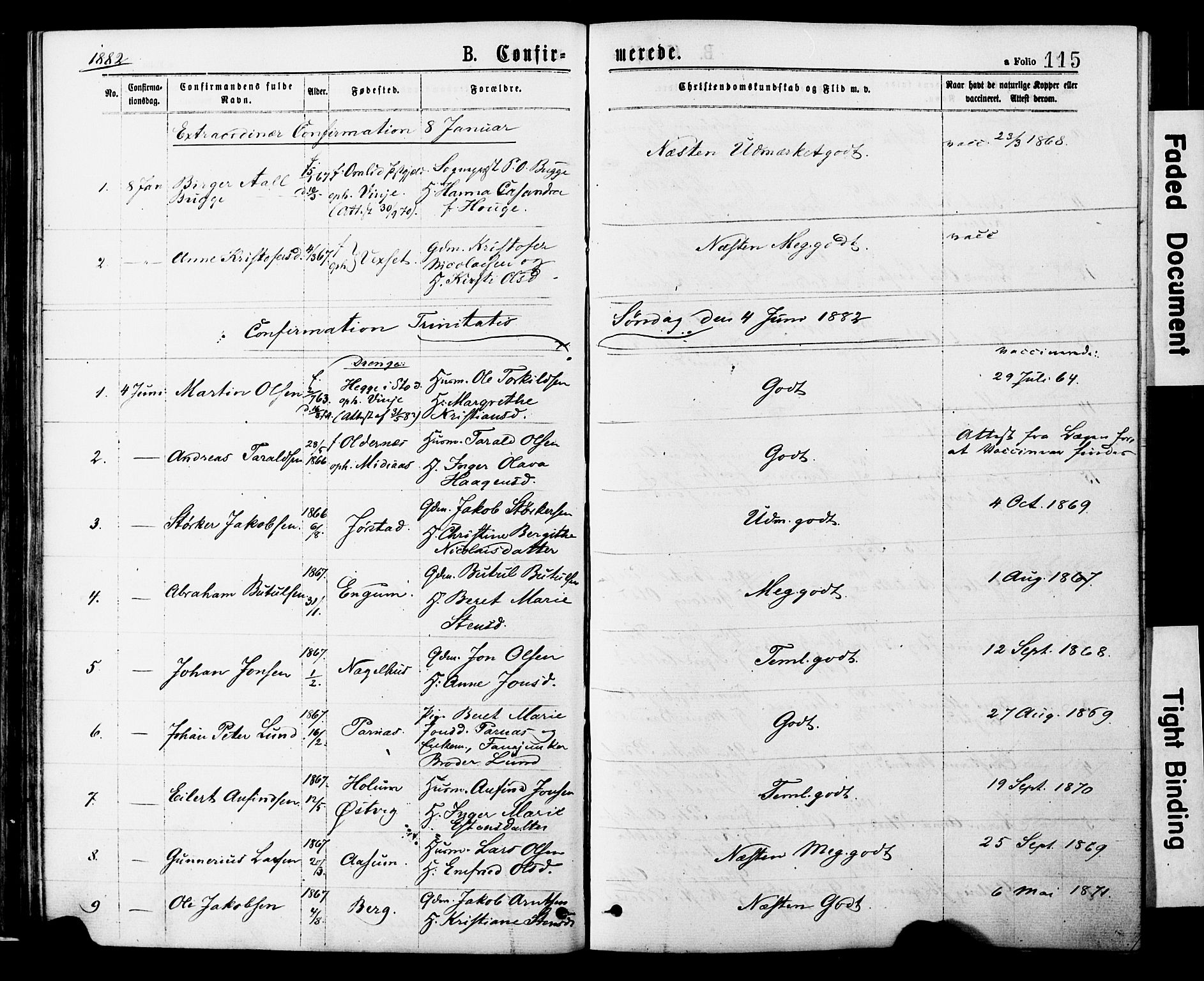Ministerialprotokoller, klokkerbøker og fødselsregistre - Nord-Trøndelag, SAT/A-1458/749/L0473: Ministerialbok nr. 749A07, 1873-1887, s. 115