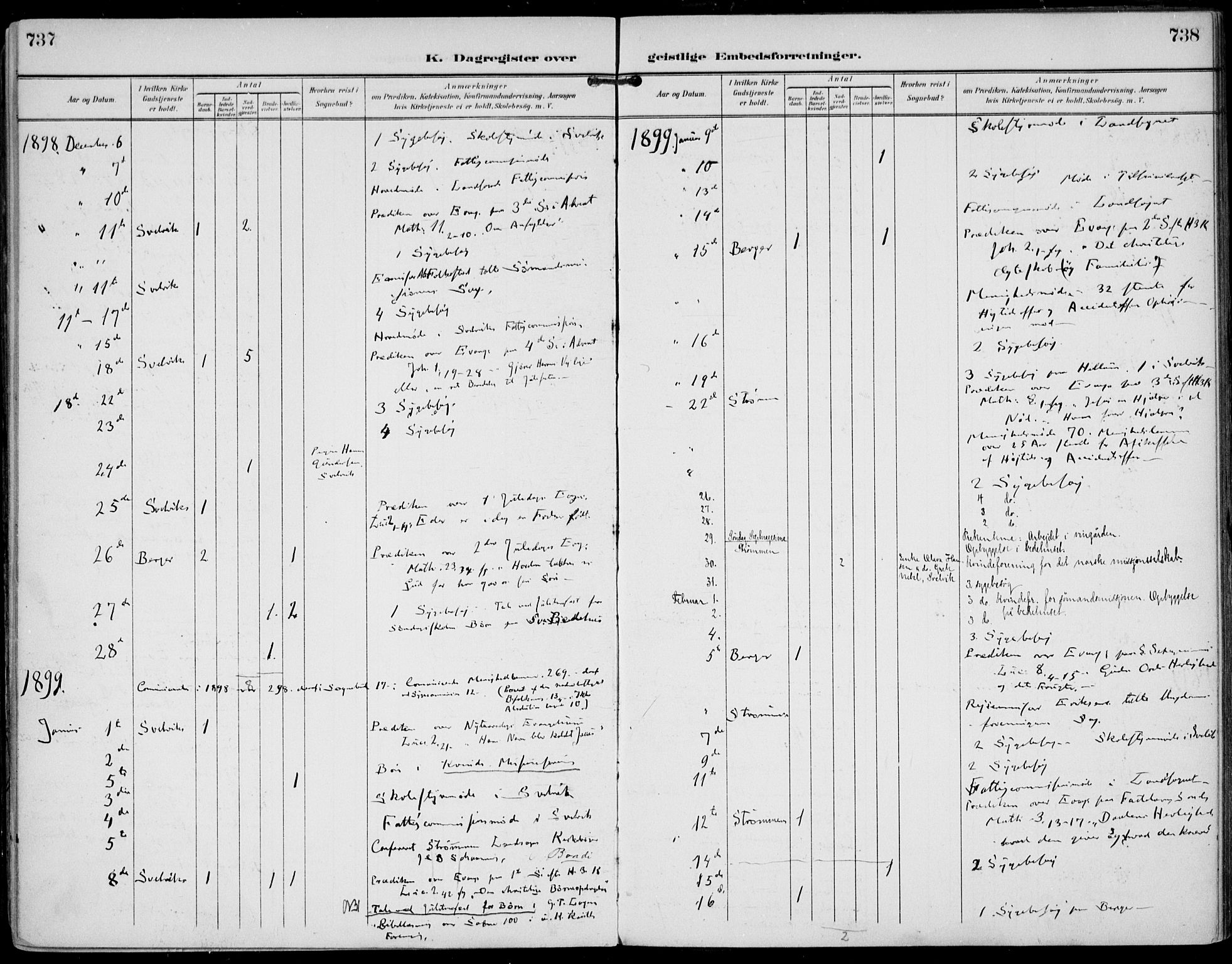 Strømm kirkebøker, AV/SAKO-A-322/F/Fa/L0005: Ministerialbok nr. I 5, 1898-1919, s. 737-738