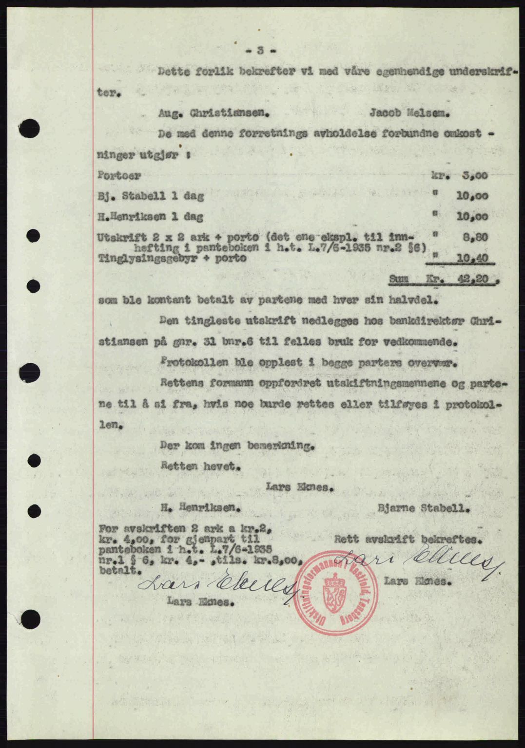 Tønsberg sorenskriveri, AV/SAKO-A-130/G/Ga/Gaa/L0016: Pantebok nr. A16, 1944-1945, Dagboknr: 2357/1944