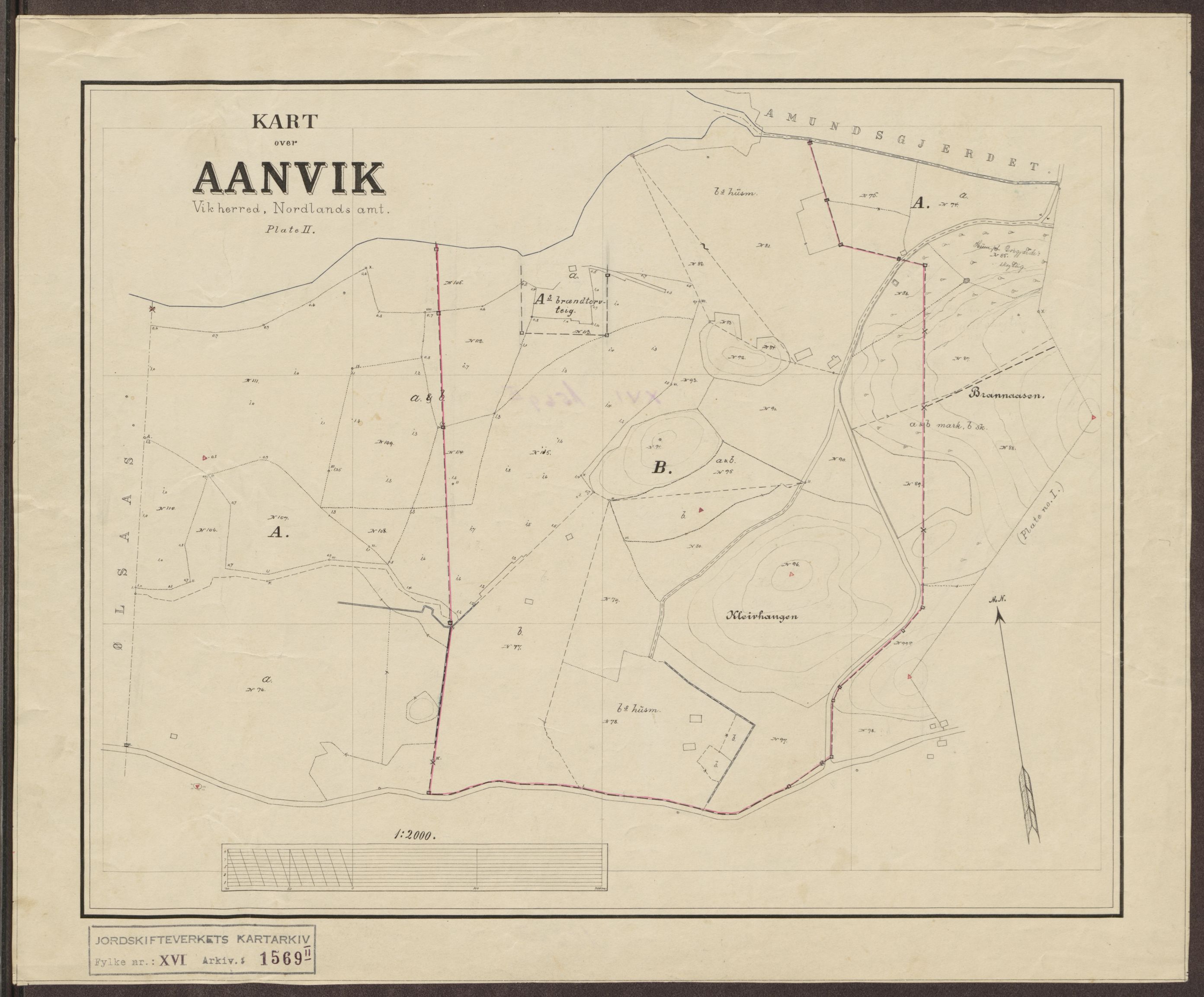 Jordskifteverkets kartarkiv, AV/RA-S-3929/T, 1859-1988, s. 1813