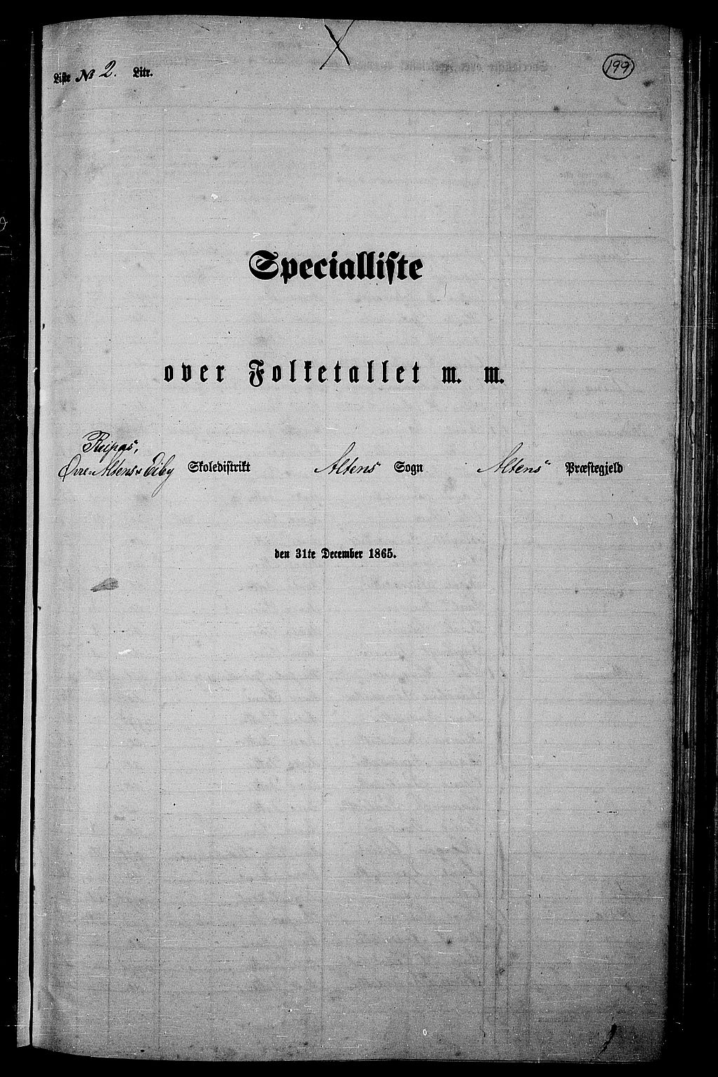 RA, Folketelling 1865 for 2012P Alta prestegjeld, 1865, s. 28
