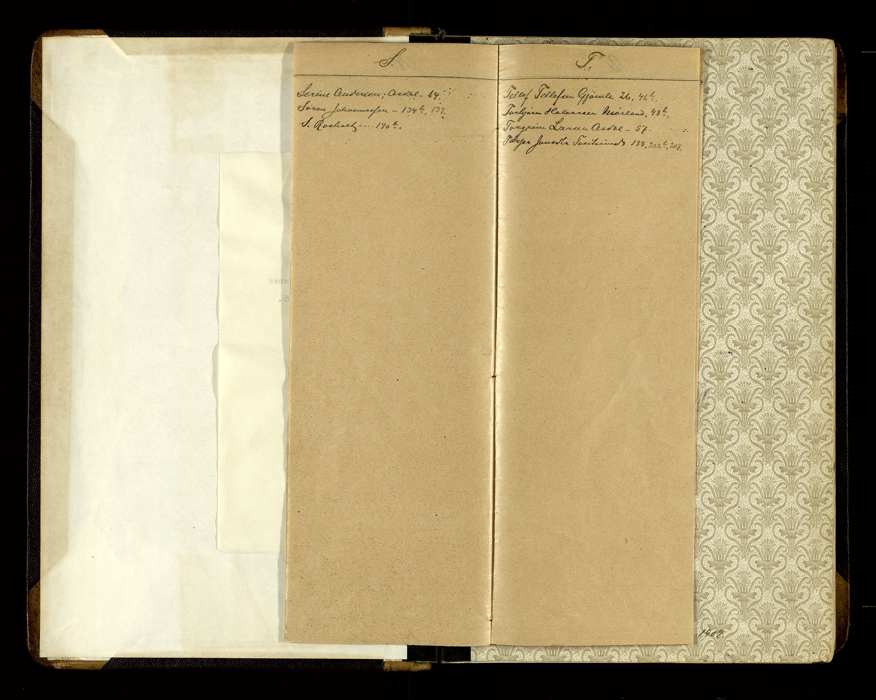 Nedenes sorenskriveri, AV/SAK-1221-0006/F/Fb/L0009: Ekstrarettsprotokoll nr 9, 1902-1905