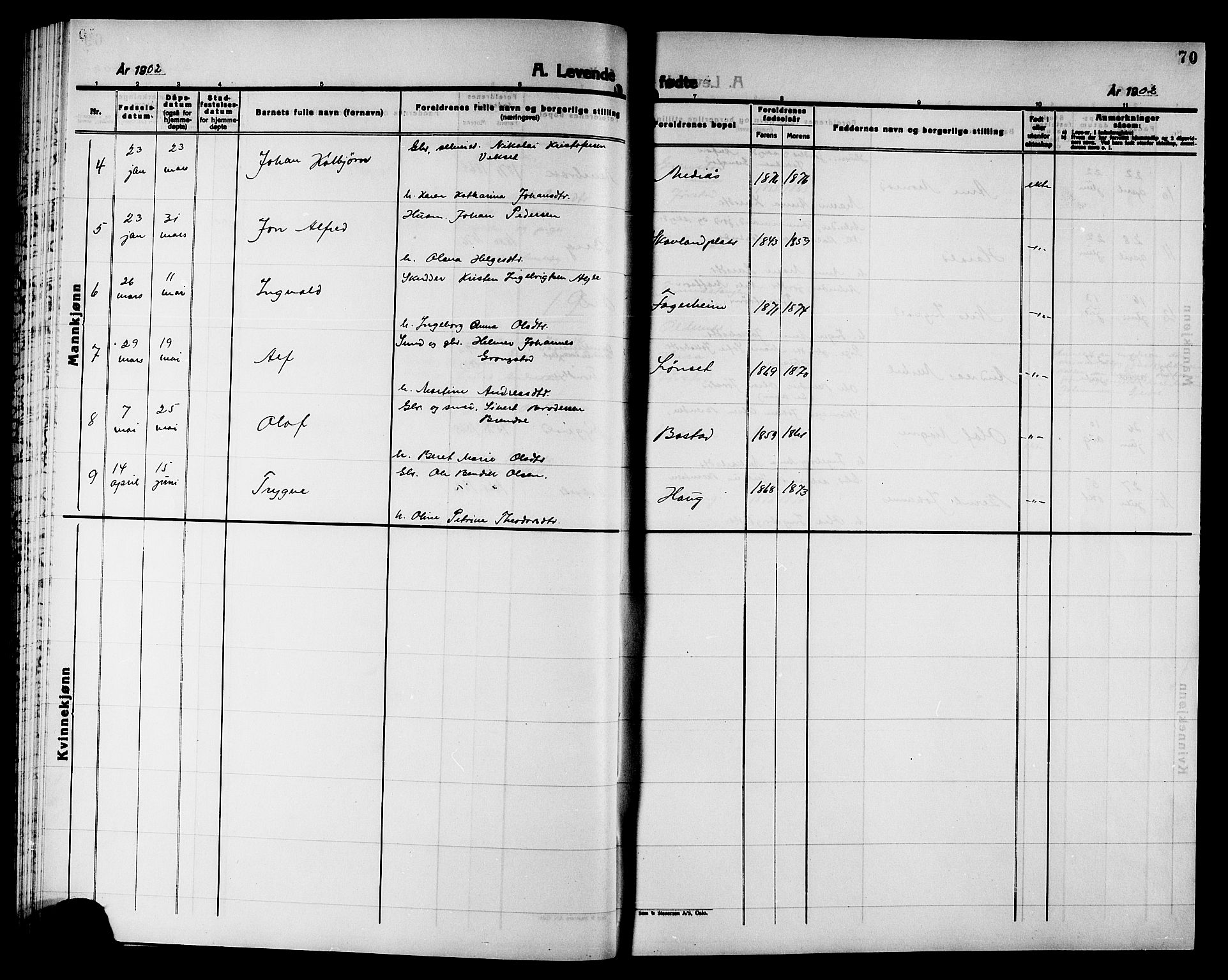 Ministerialprotokoller, klokkerbøker og fødselsregistre - Nord-Trøndelag, SAT/A-1458/749/L0487: Ministerialbok nr. 749D03, 1887-1902, s. 70